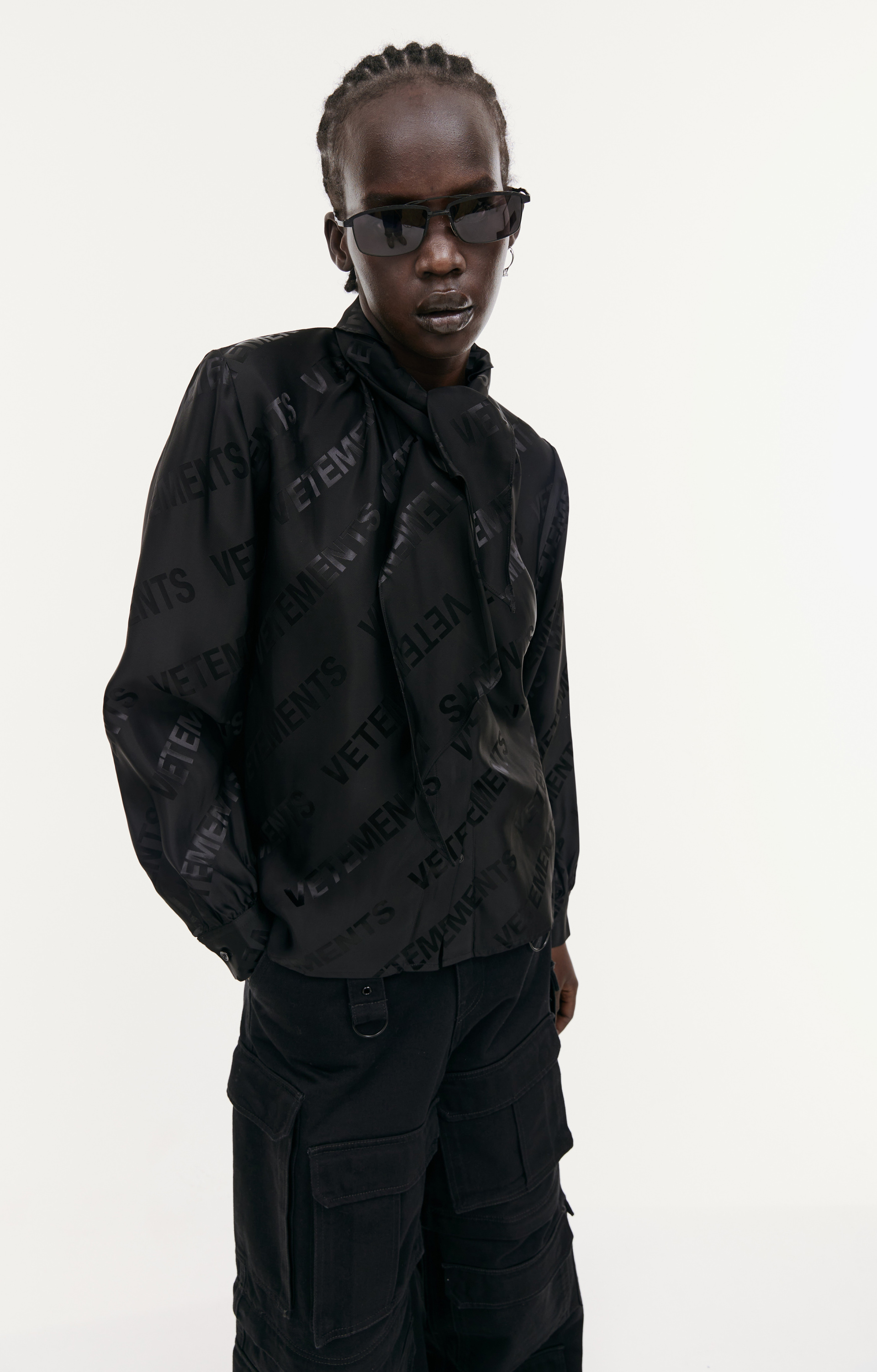 VETEMENTS Рубашка с монопринтом