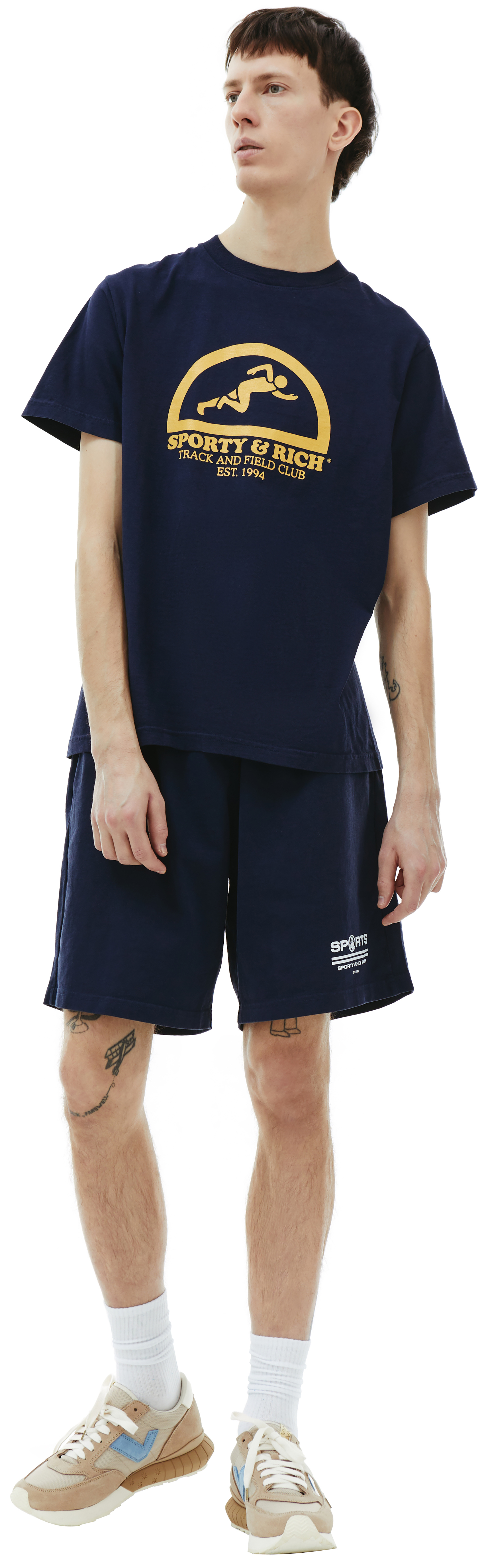 SPORTY & RICH Футболка с принтом Track and field