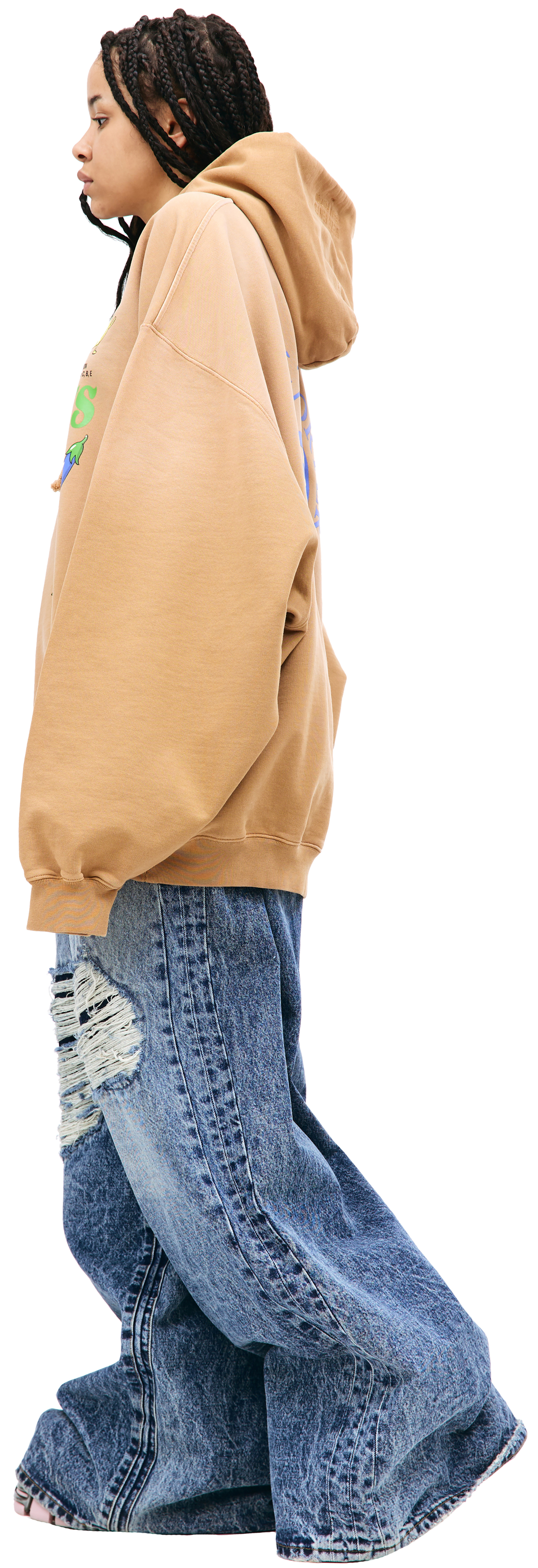 VETEMENTS Худи с принтом Vegan Edition