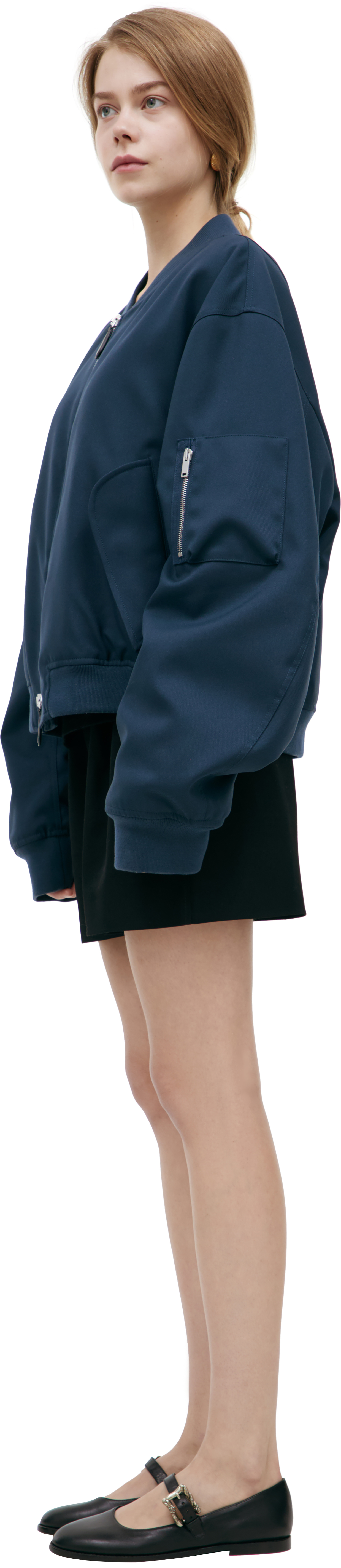 Jil Sander Бомбер с карманами