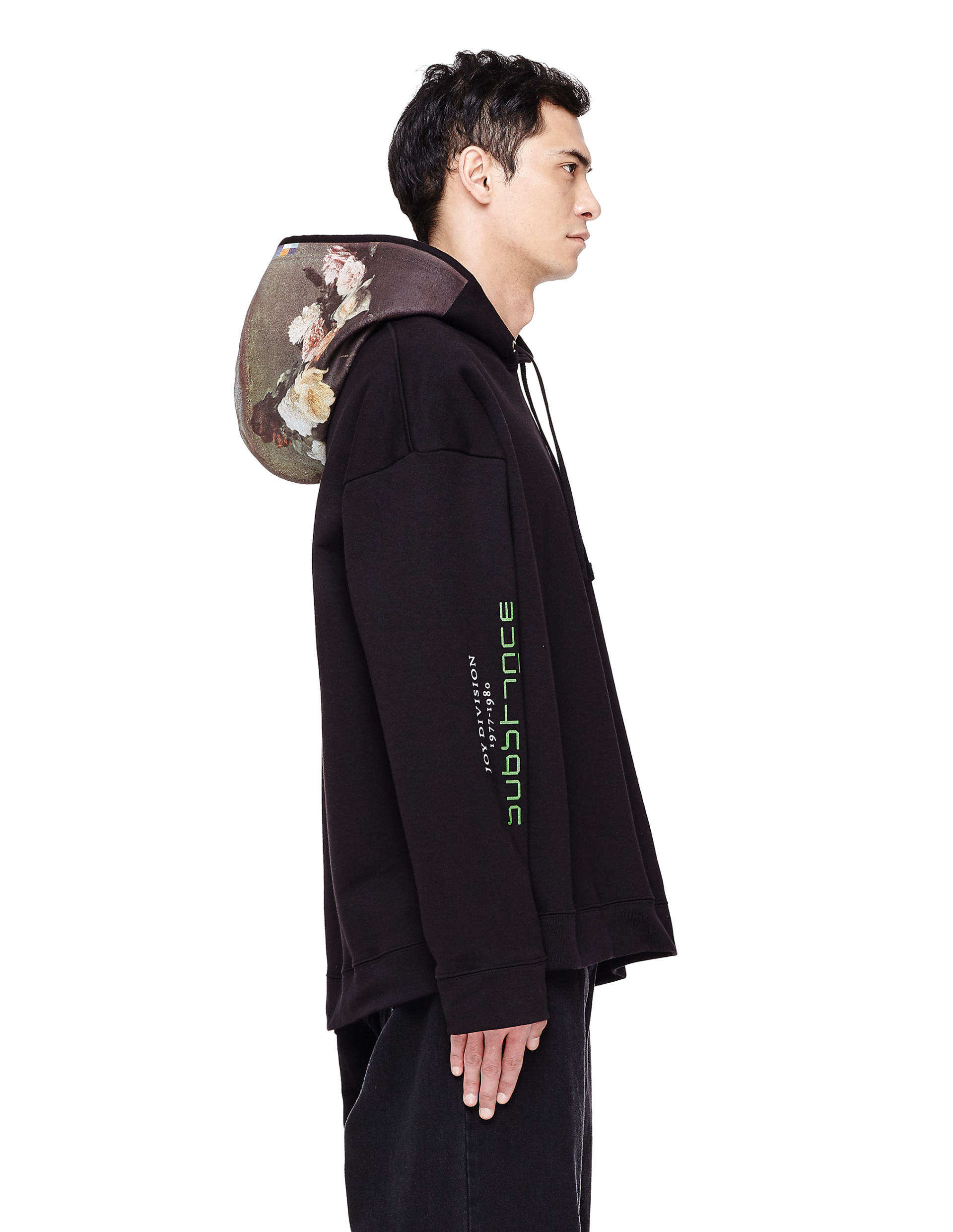 Raf Simons Толстовка с принтом на капюшоне