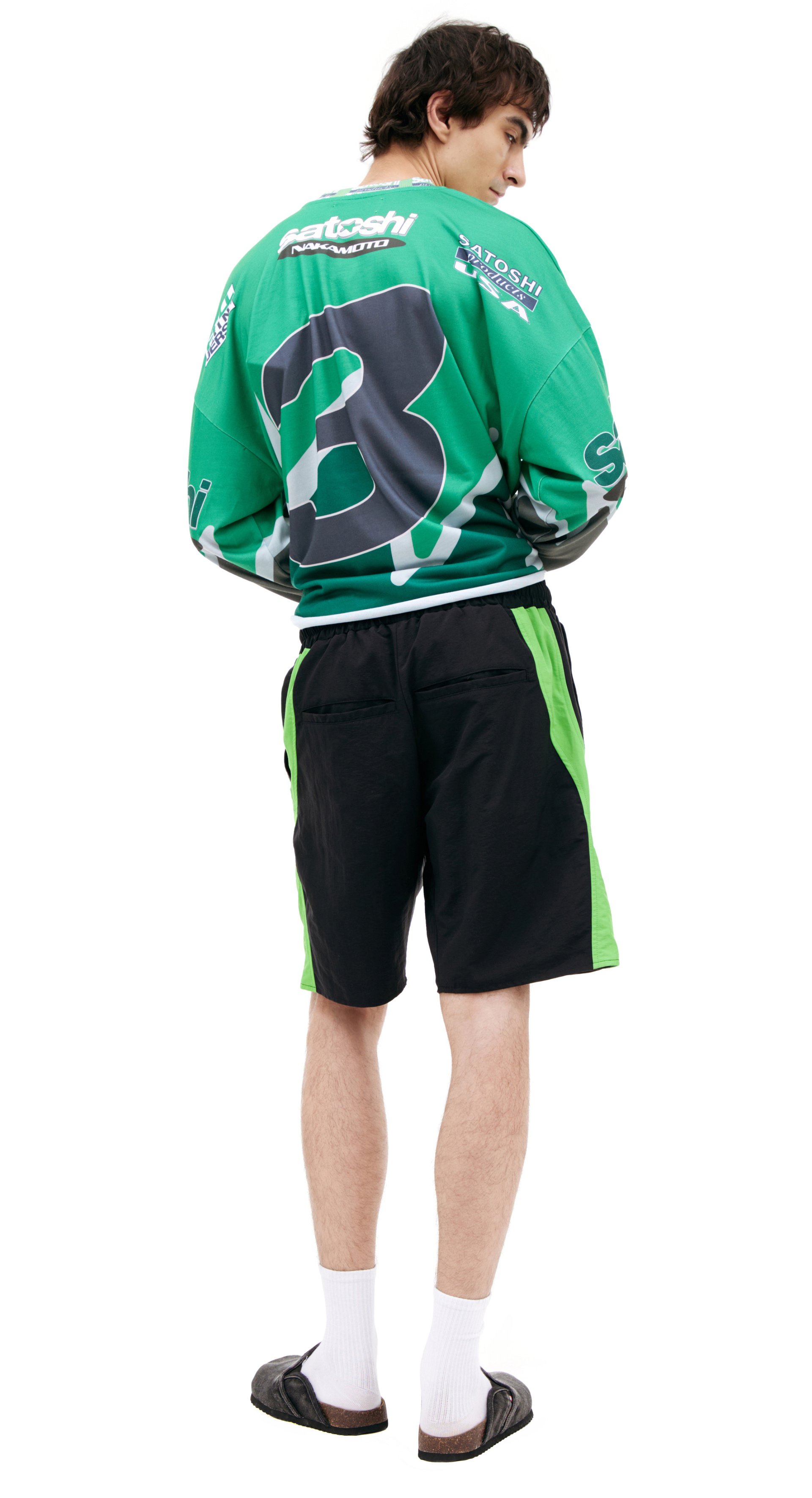 Satoshi Nakamoto Шорты c логотипом