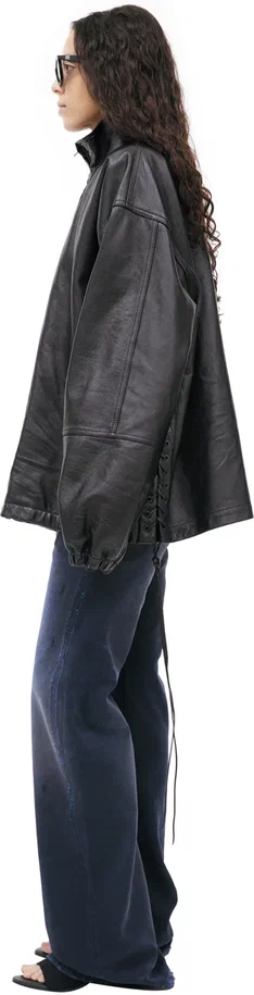 Balenciaga Черная куртка из кожи