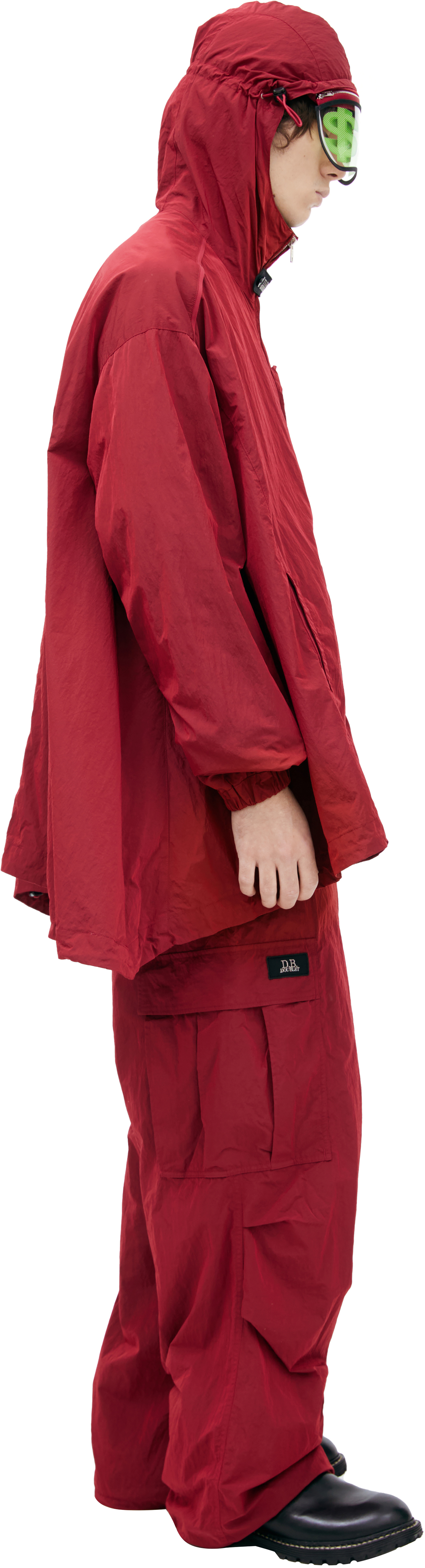 Doublet Красная куртка Goggle