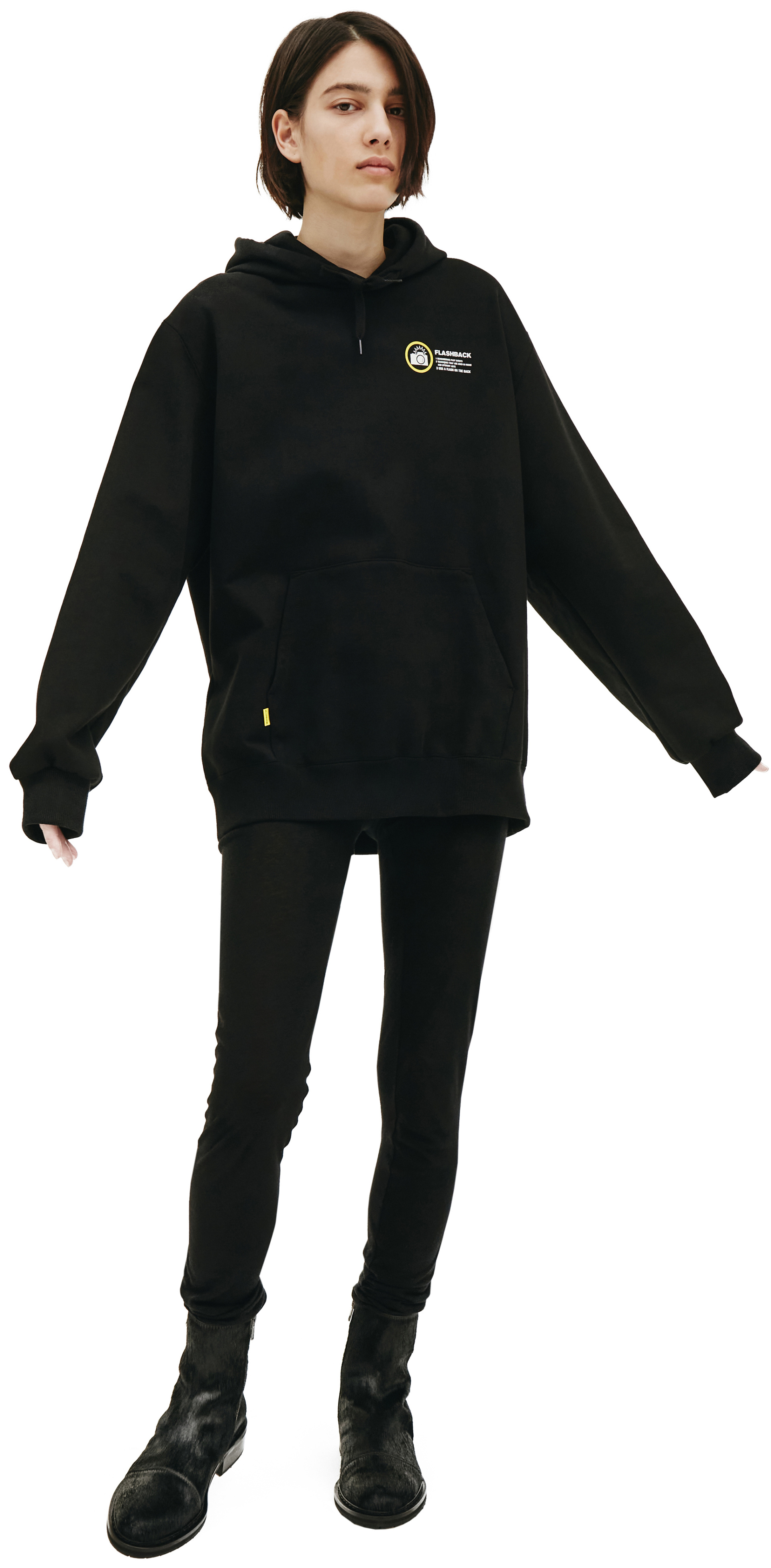 Doublet Худи с патчами Polaroid на спине