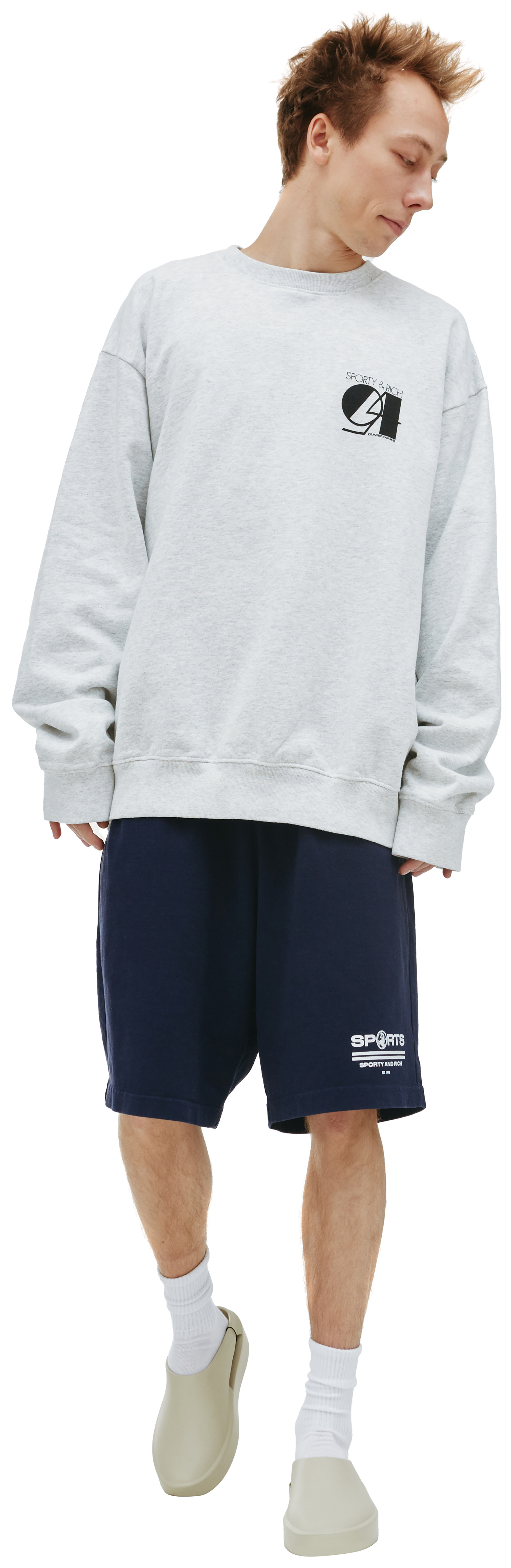 SPORTY & RICH Оверсайз свитшот Studio 94