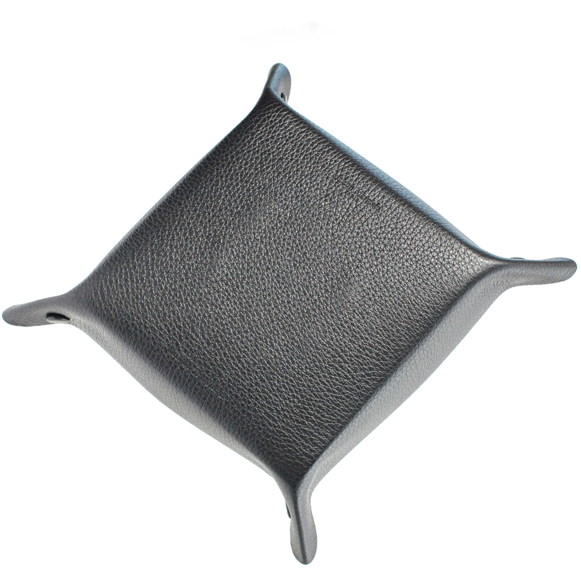 Maison Margiela Черная тарелка из кожи