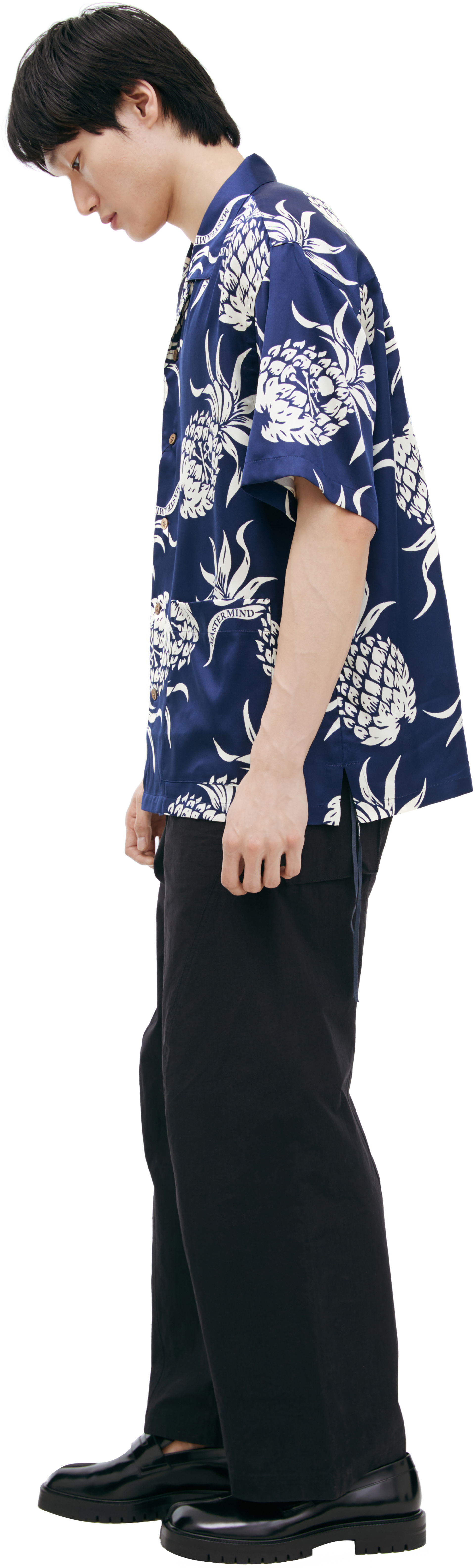 Mastermind WORLD Шелковая рубашка с монопринтом