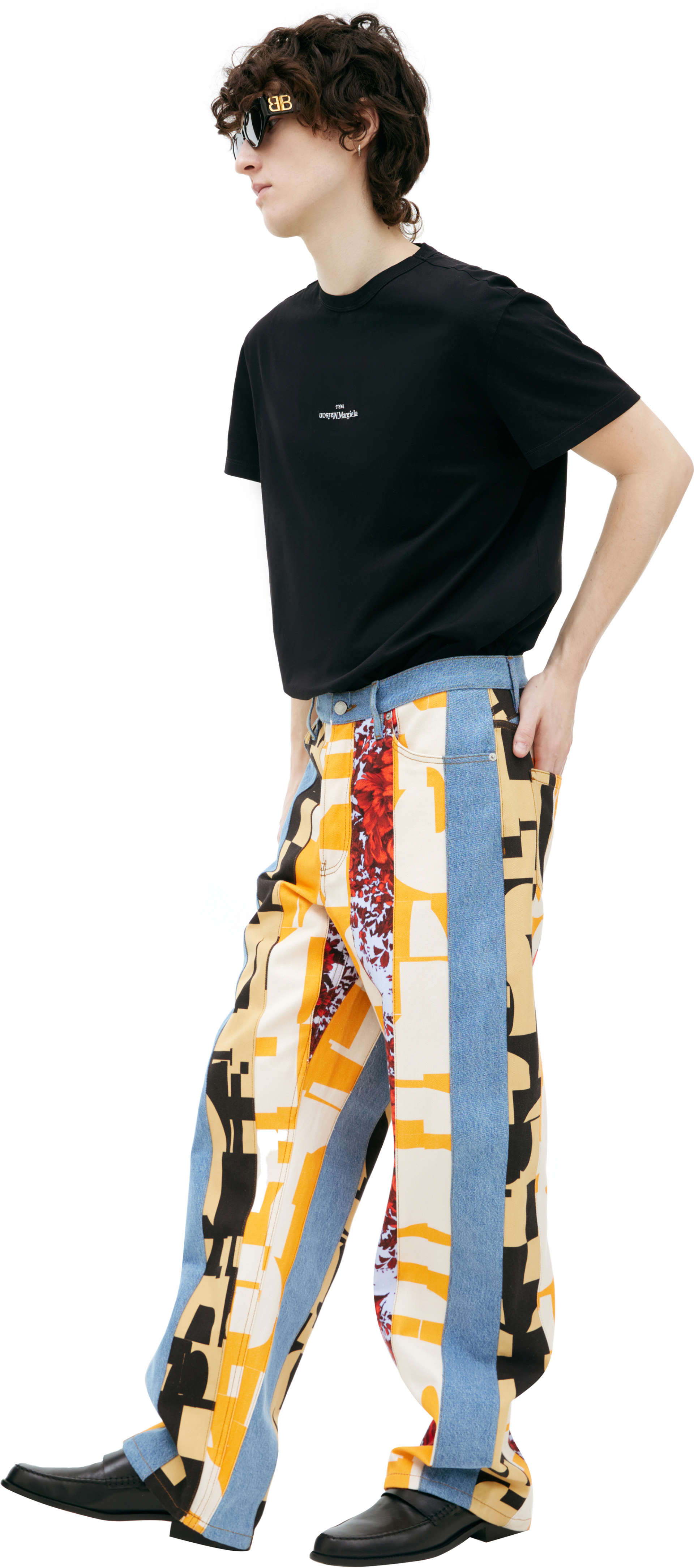 Dries Van Noten Джинсы в стиле пэтчворк