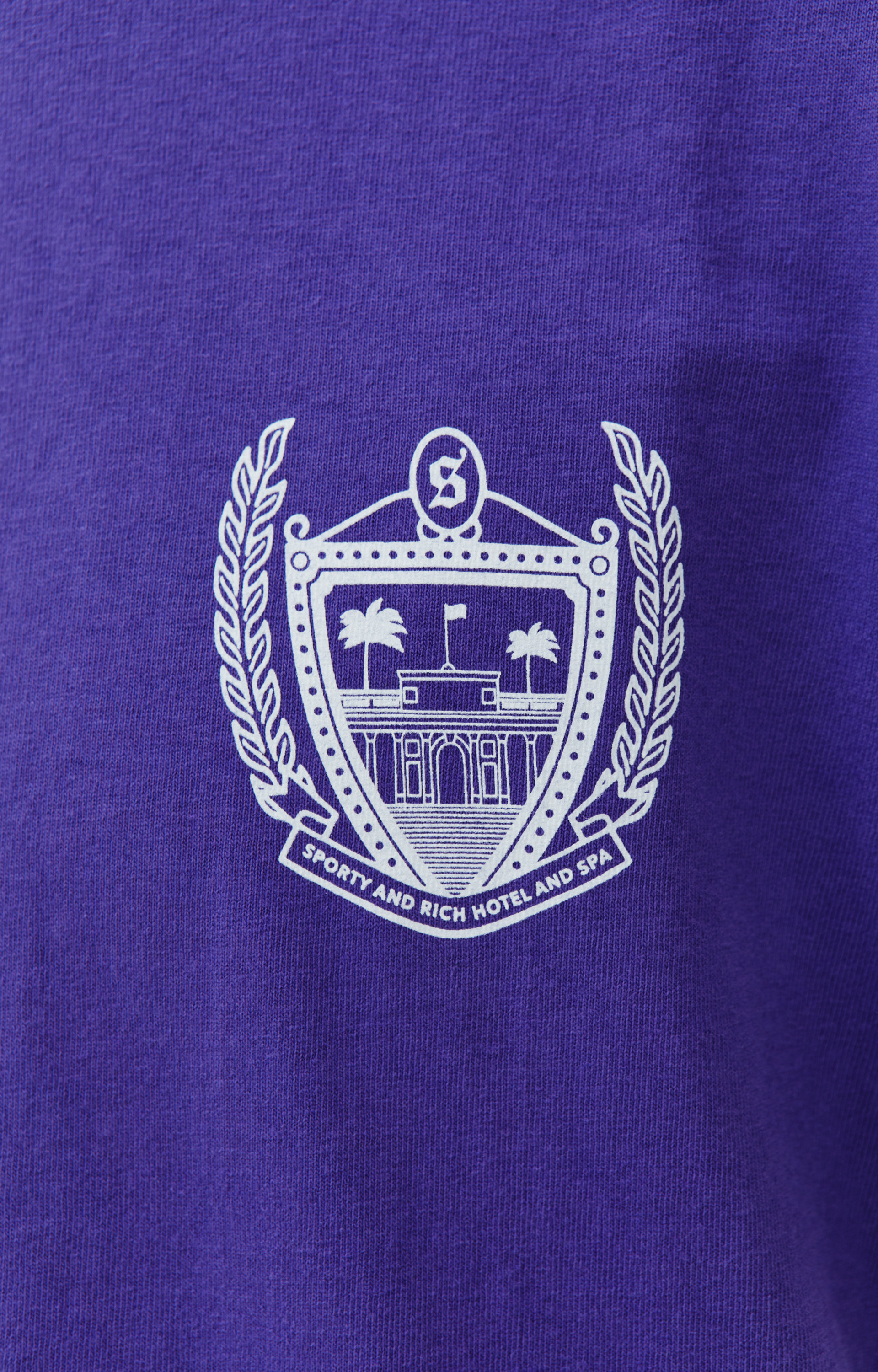 SPORTY & RICH Хлопковая футболка Beverly Hills