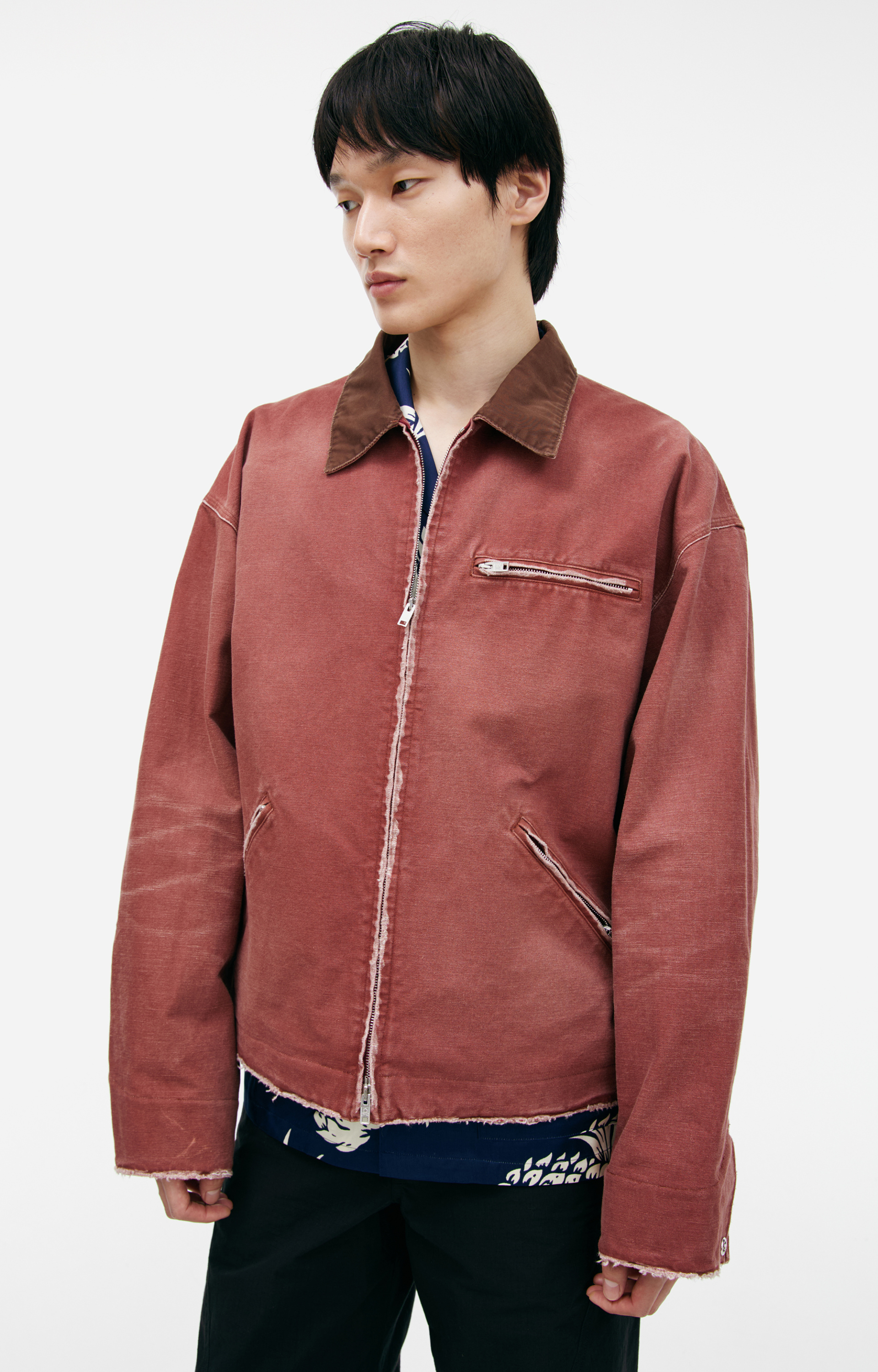 Mastermind WORLD Куртка с необработанными краями