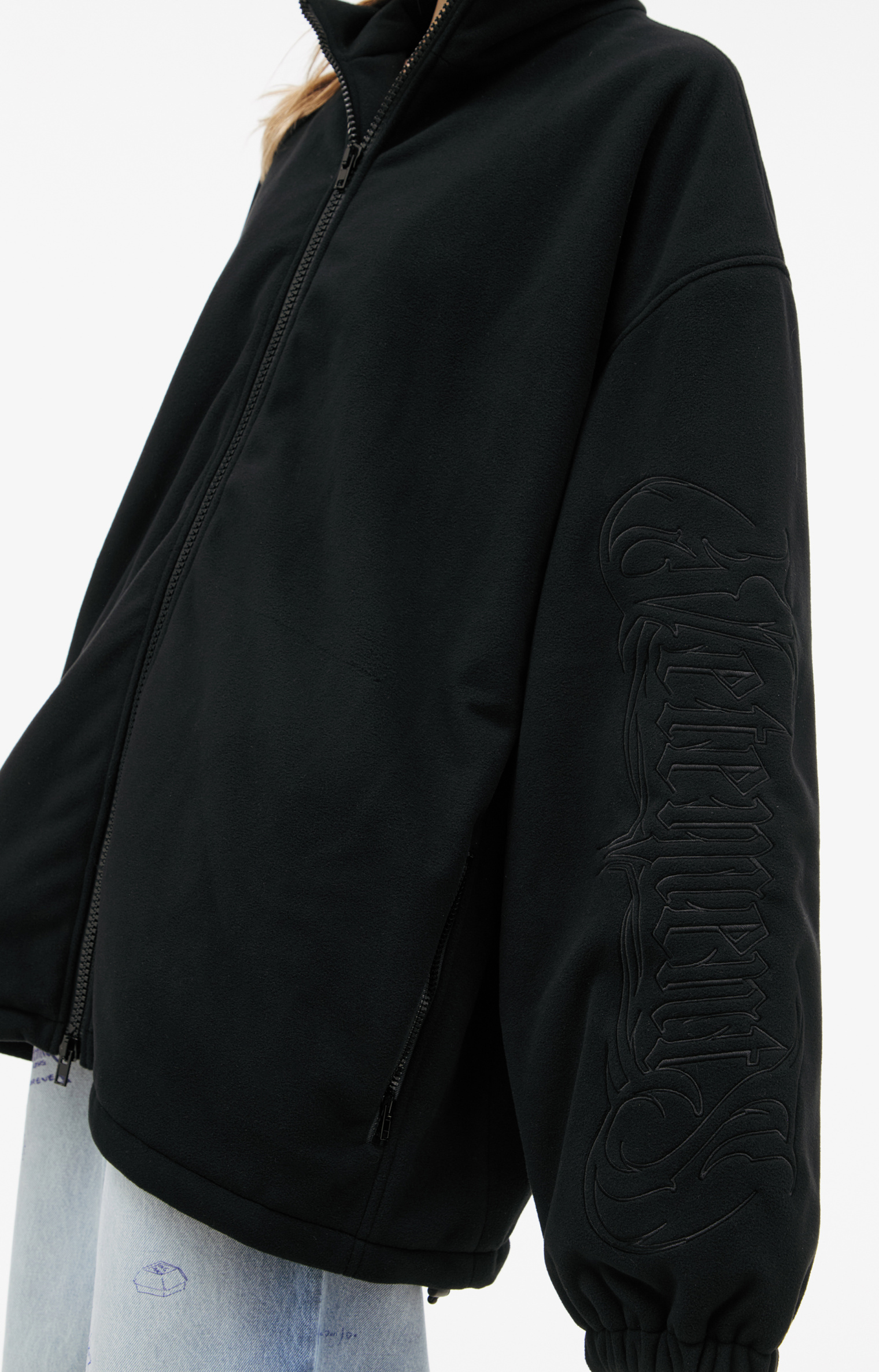 VETEMENTS Флисовая куртка с логотипом