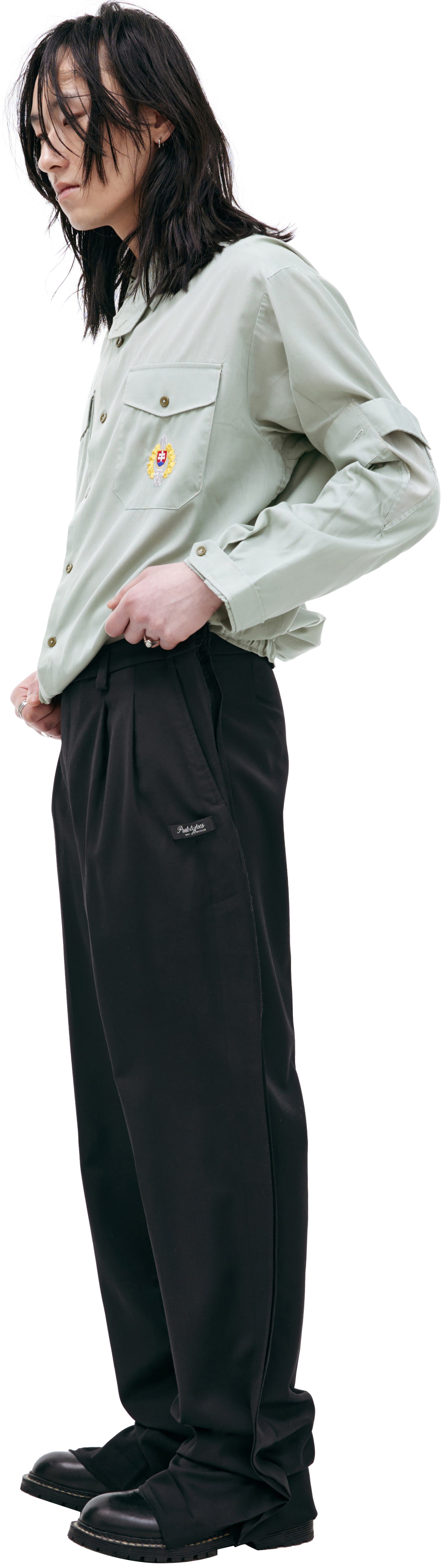 PROTOTYPES Шерстяные брюки Outline