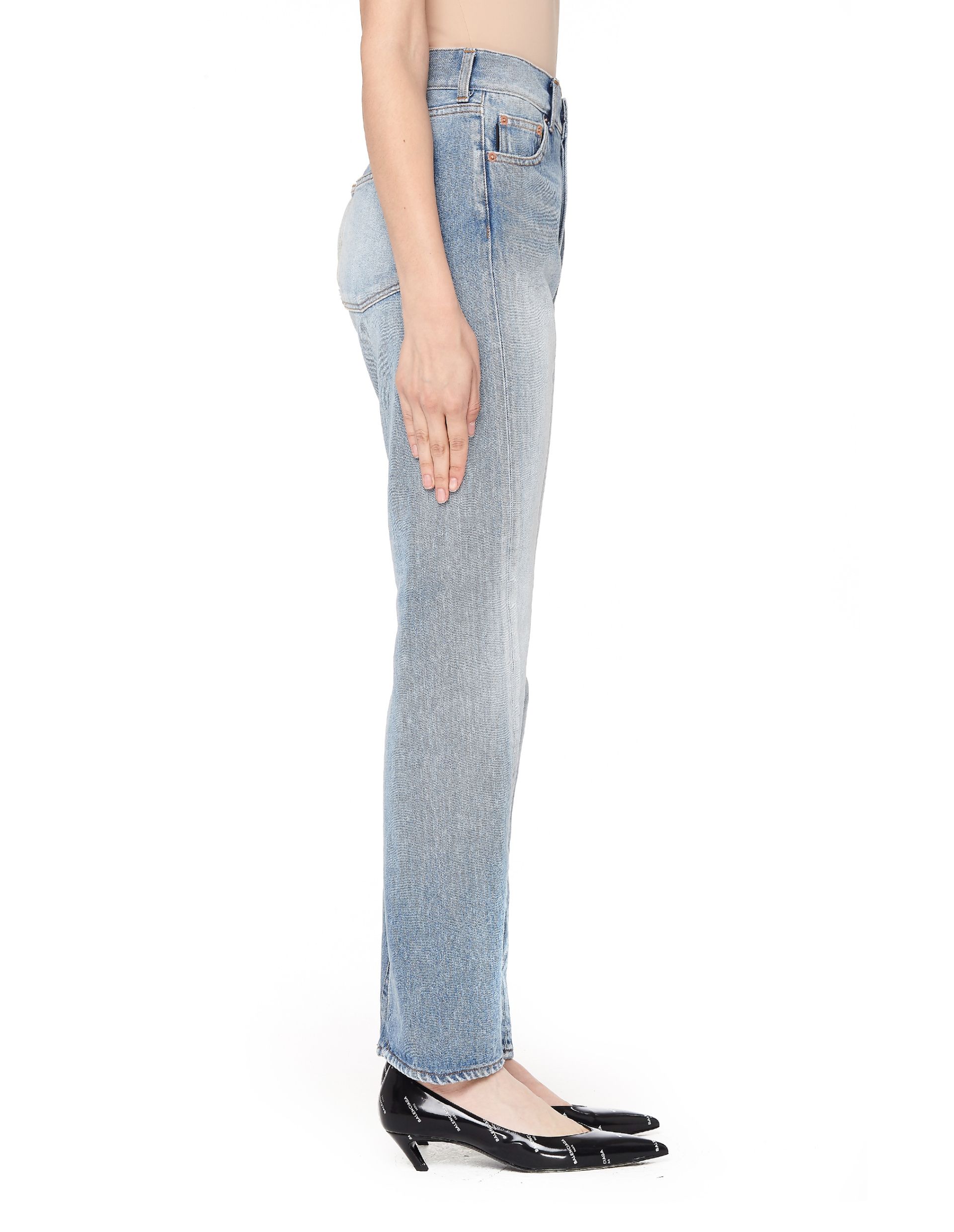 Balenciaga Джинсы Twisted Leg из денима