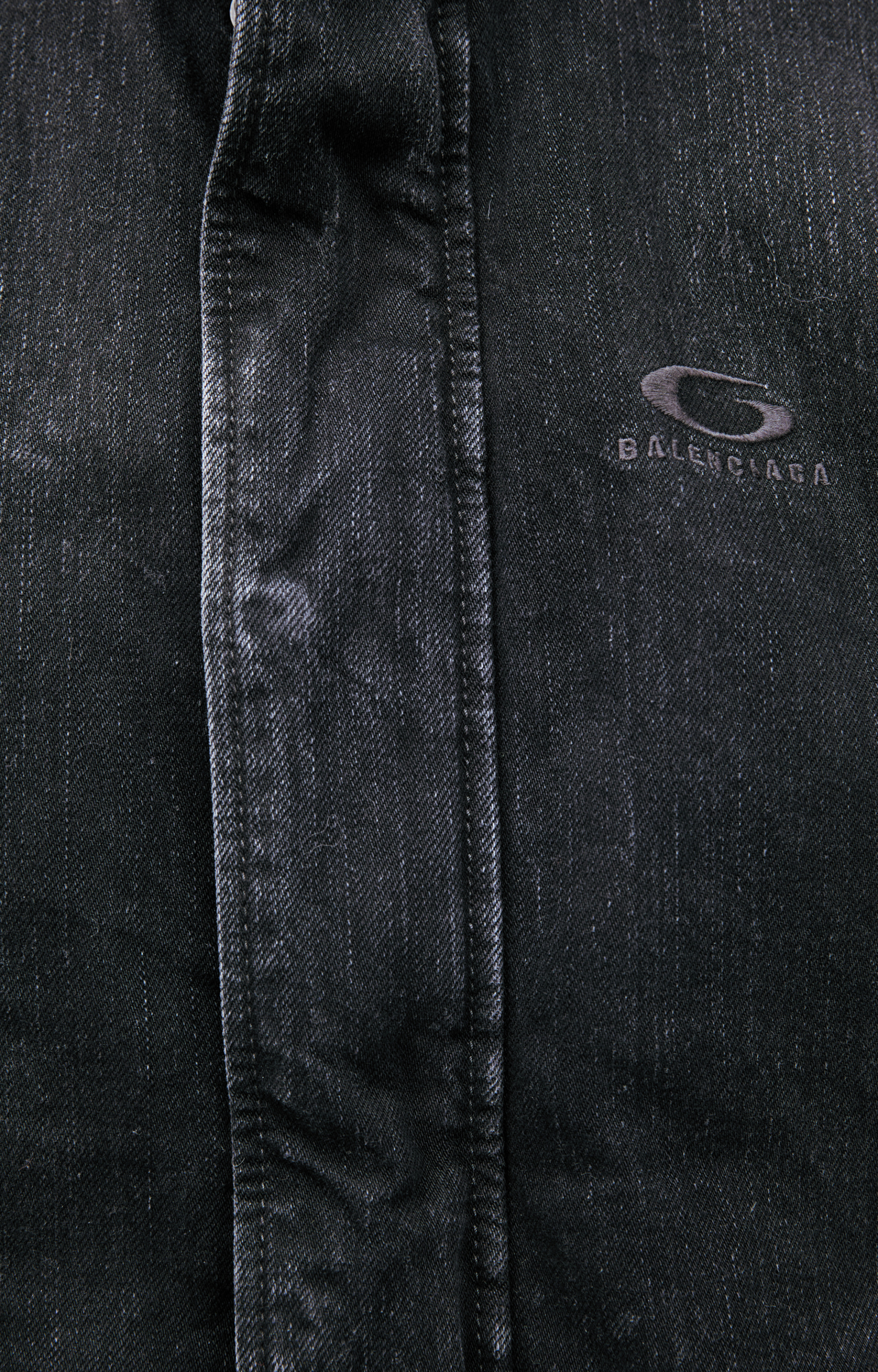 Balenciaga Черная куртка с логотипом