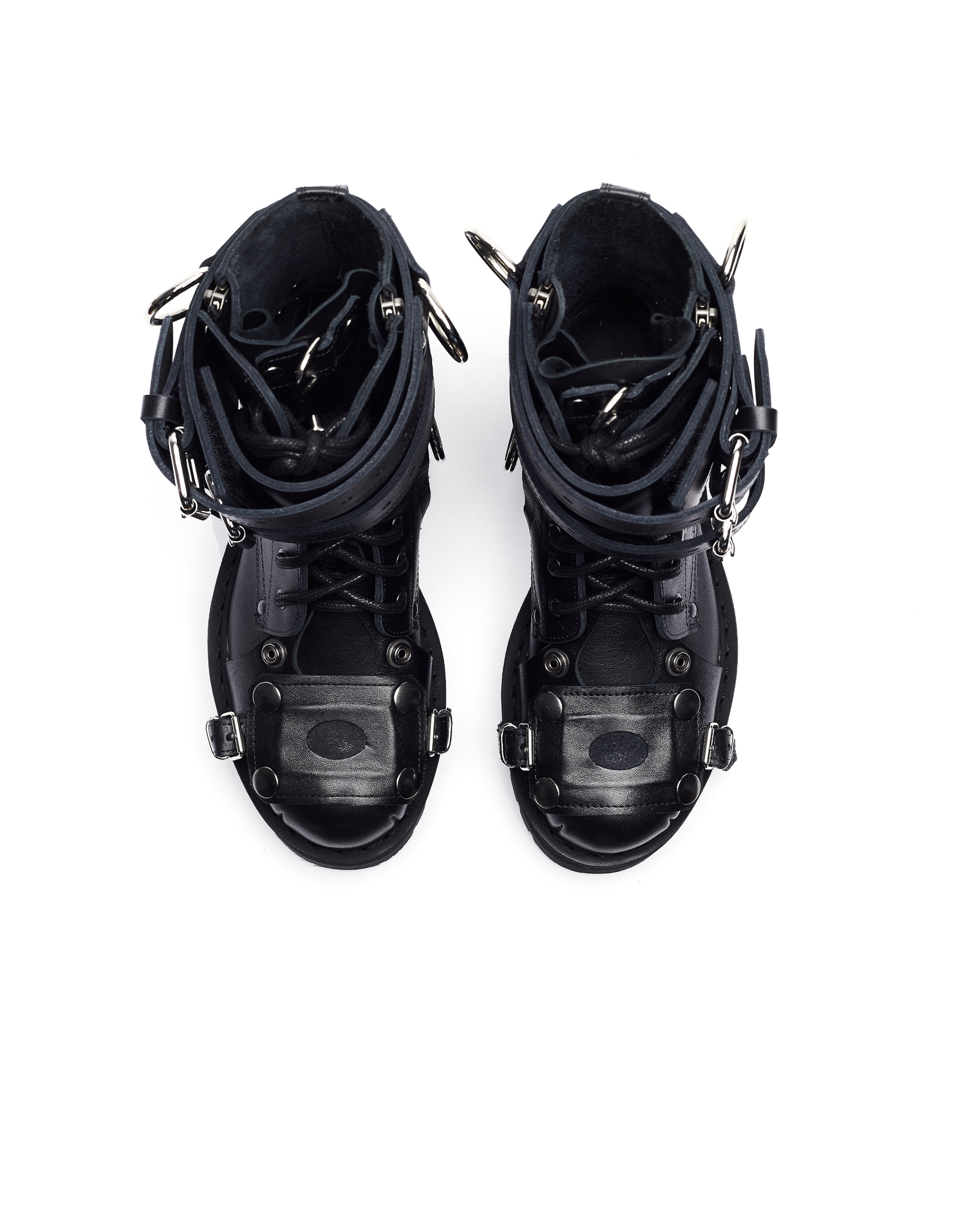 VETEMENTS Кожаные ботинки Army с пряжками