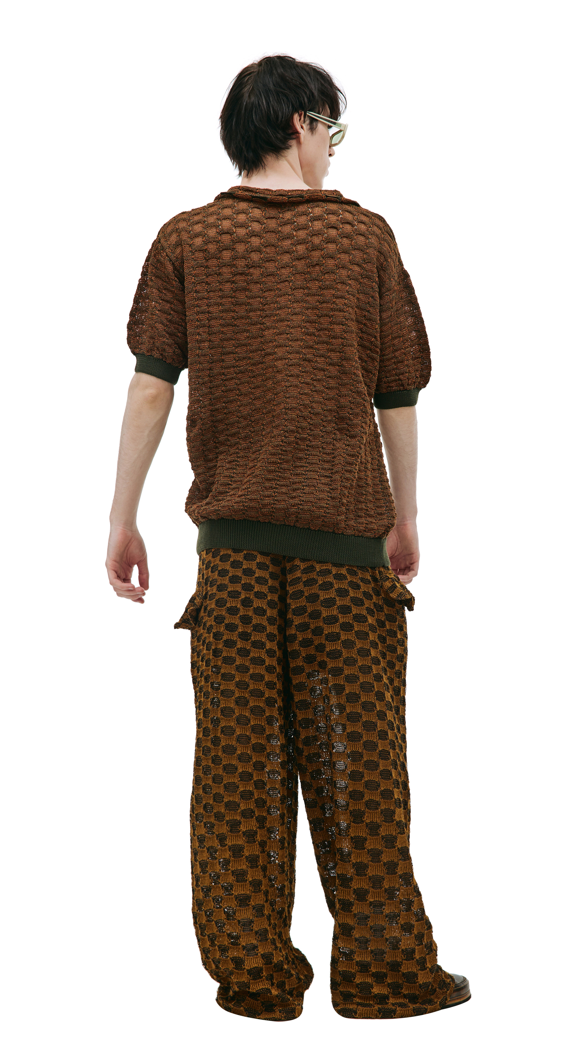 Isa Boulder Вязаное поло с контрастной резинкой