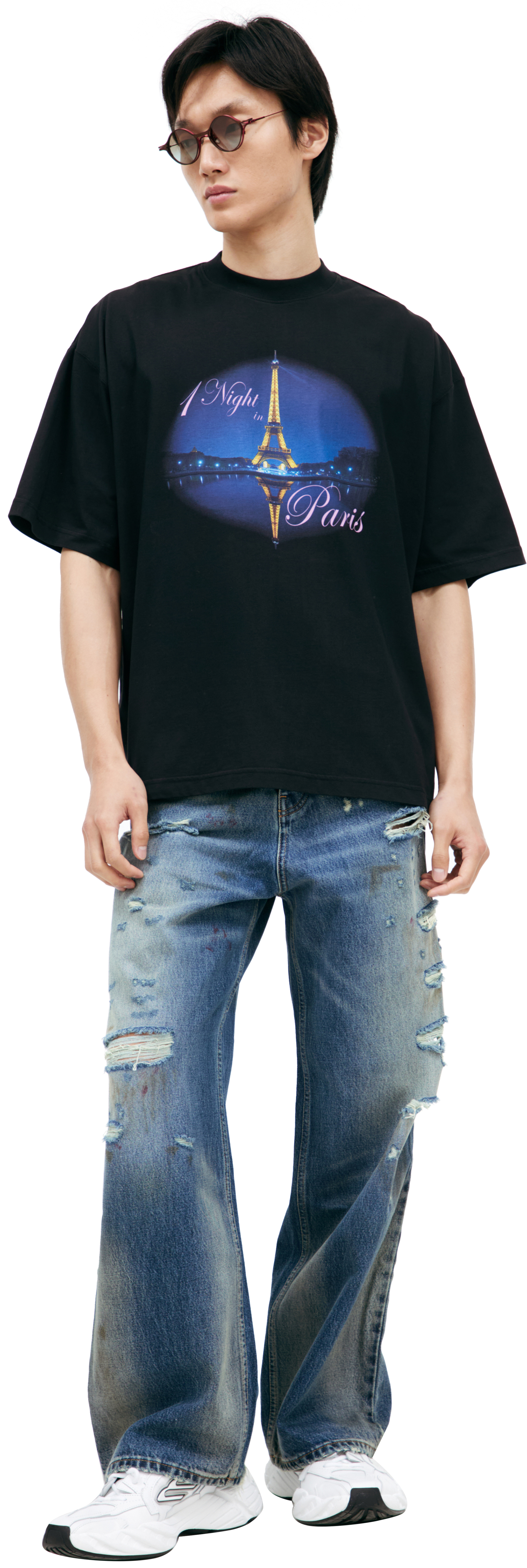 VETEMENTS Футболка с принтом Paris