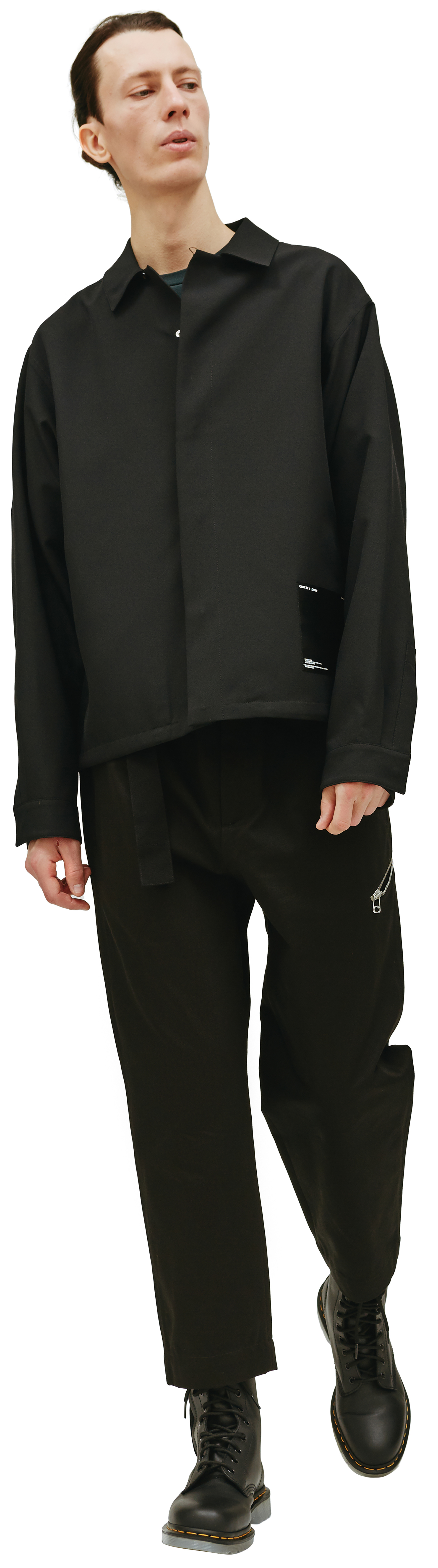 OAMC Рубашка OAMC x Louvre с шелковым патчем