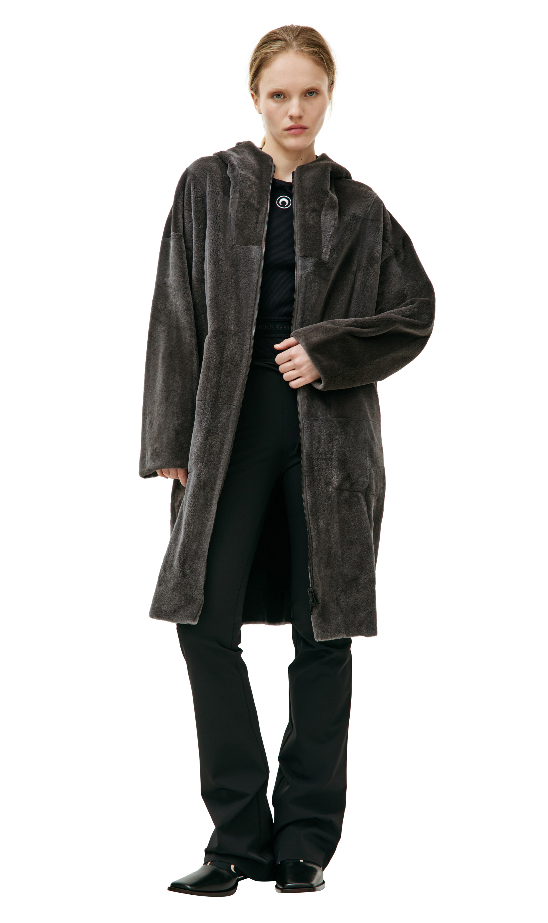 32 Paradis Двусторонняя норковая шуба Alpes