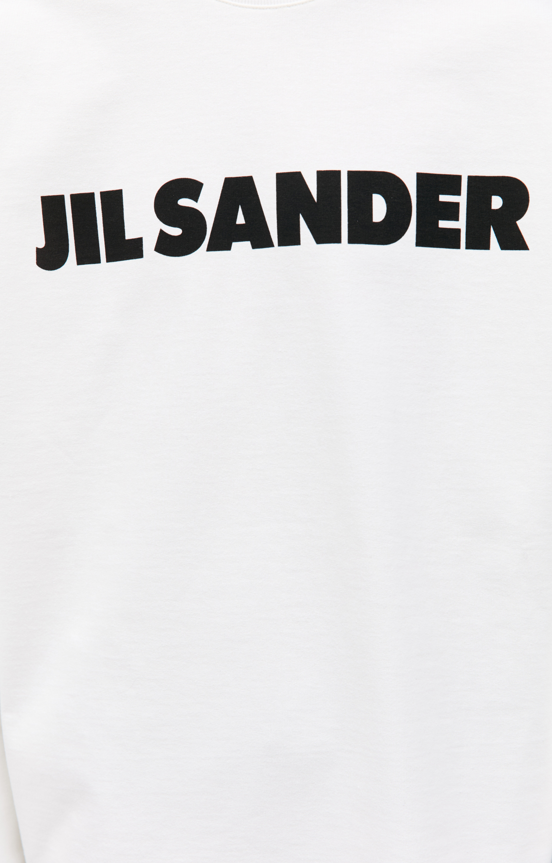 Jil Sander Оверсайз лонгслив с логотипом