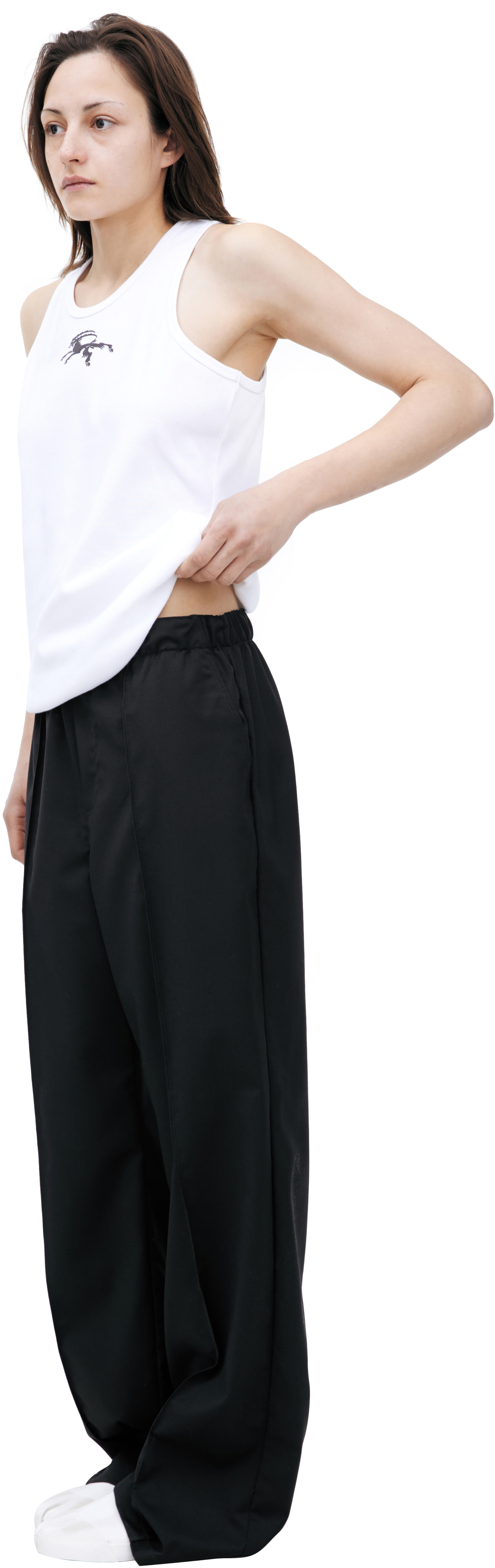 PROTOTYPES Брюки со стрелками на эластичном поясе