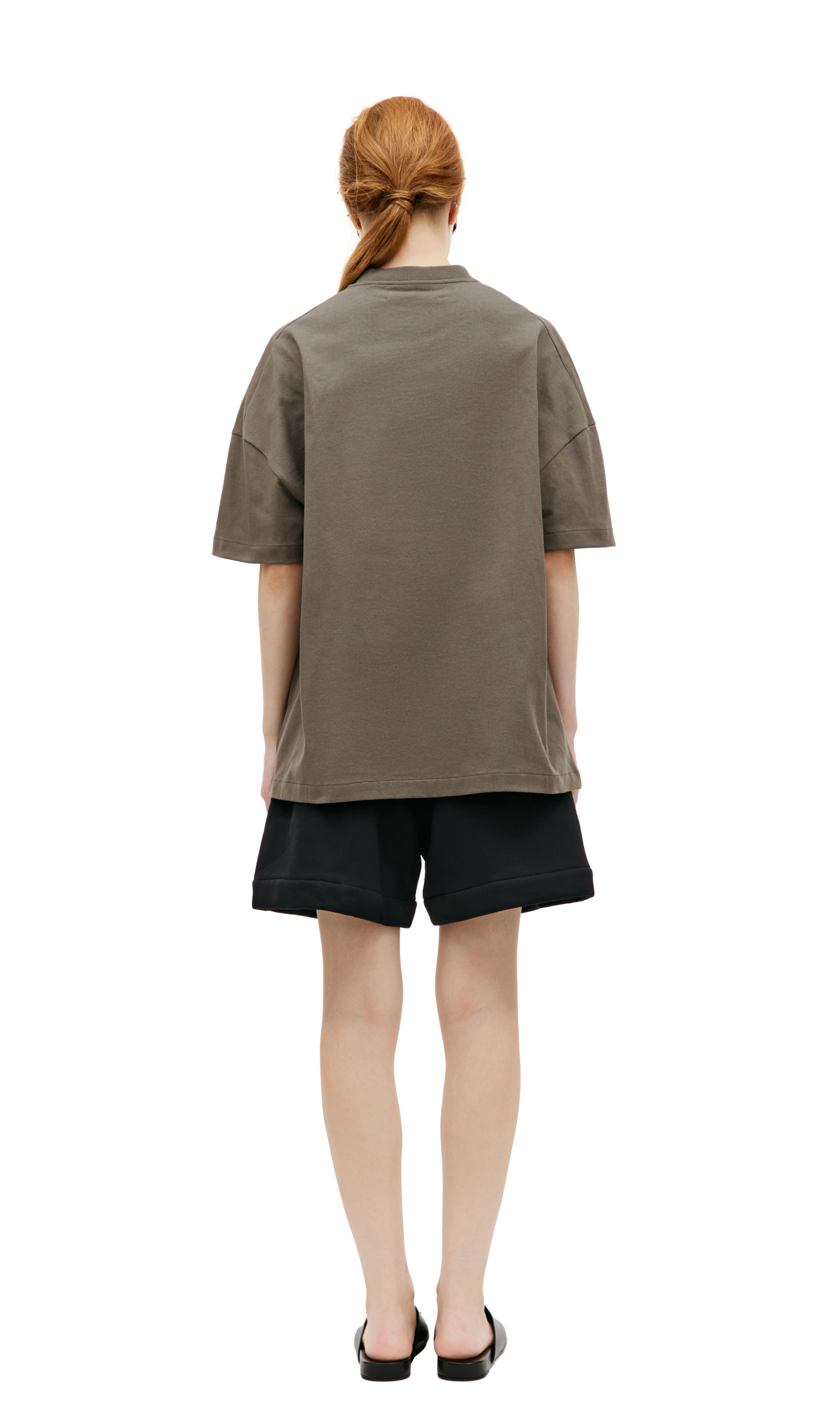 Jil Sander Оверсайз футболка с логотипом