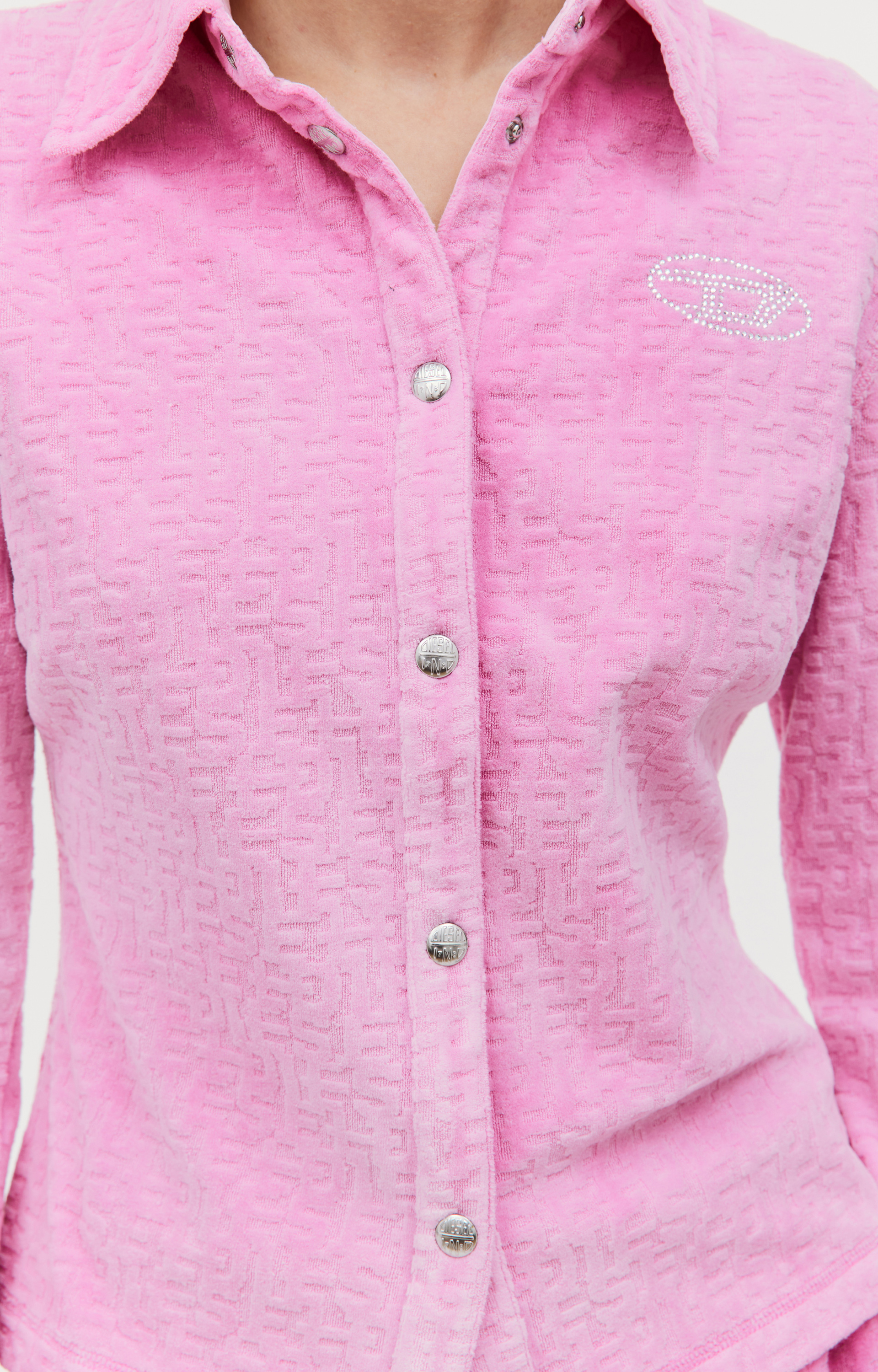 Diesel Рубашка T-AMUSE с монограммой