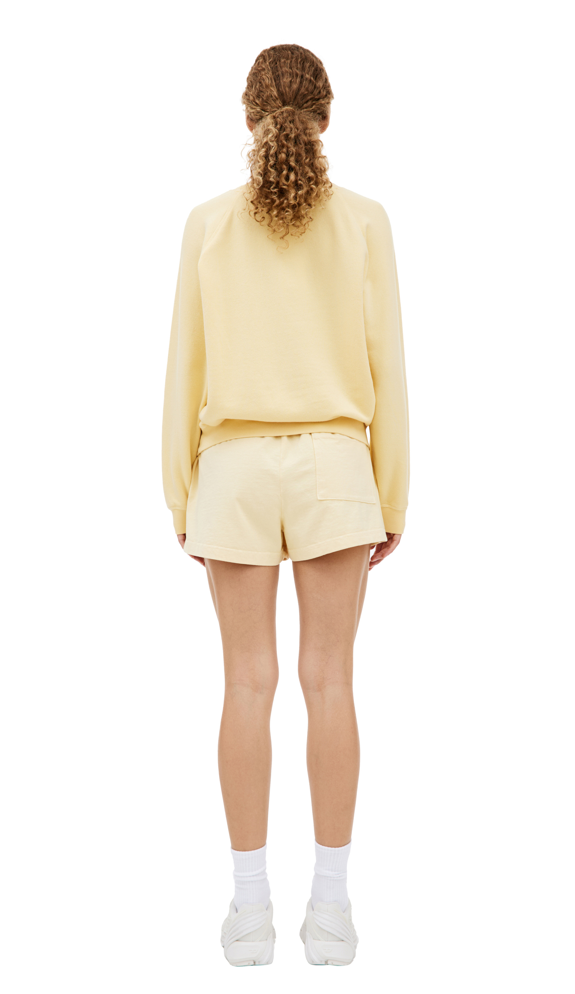 SPORTY & RICH Свитшот с вышитым логотипа