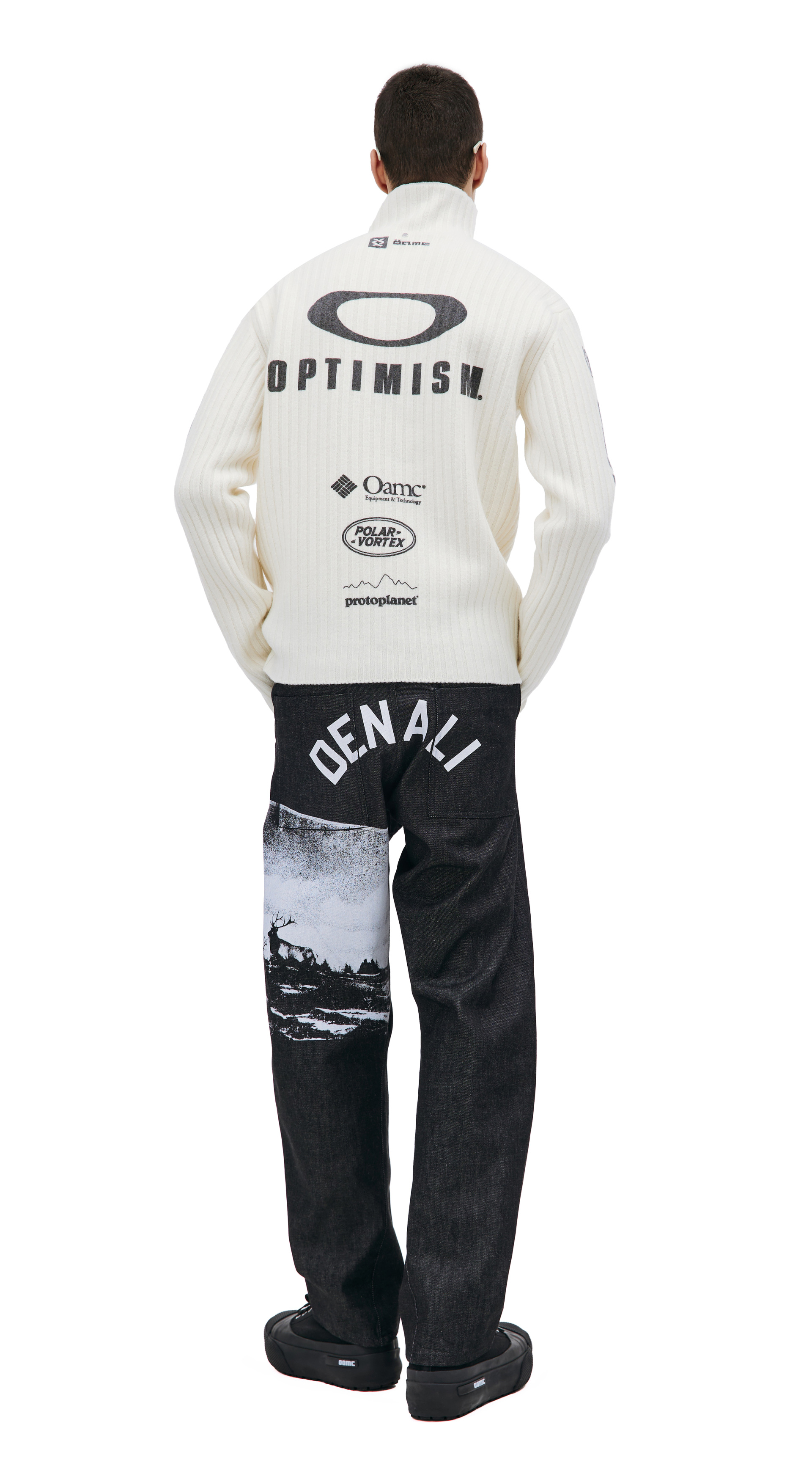 OAMC Шерстяной свитер с логотипами