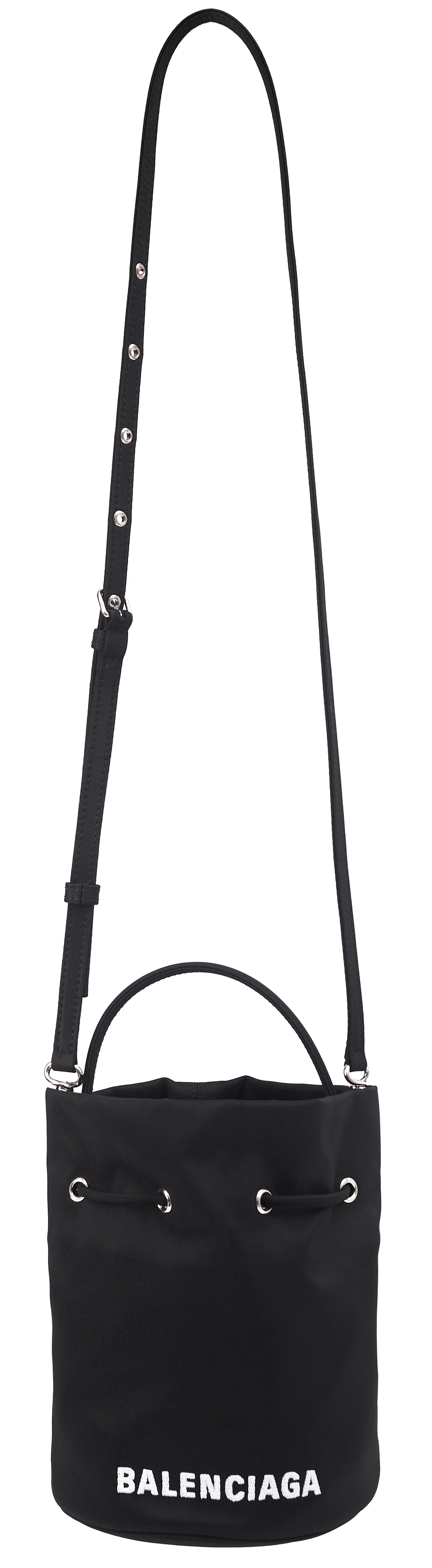 Balenciaga Черная сумка-ведро Wheel XS