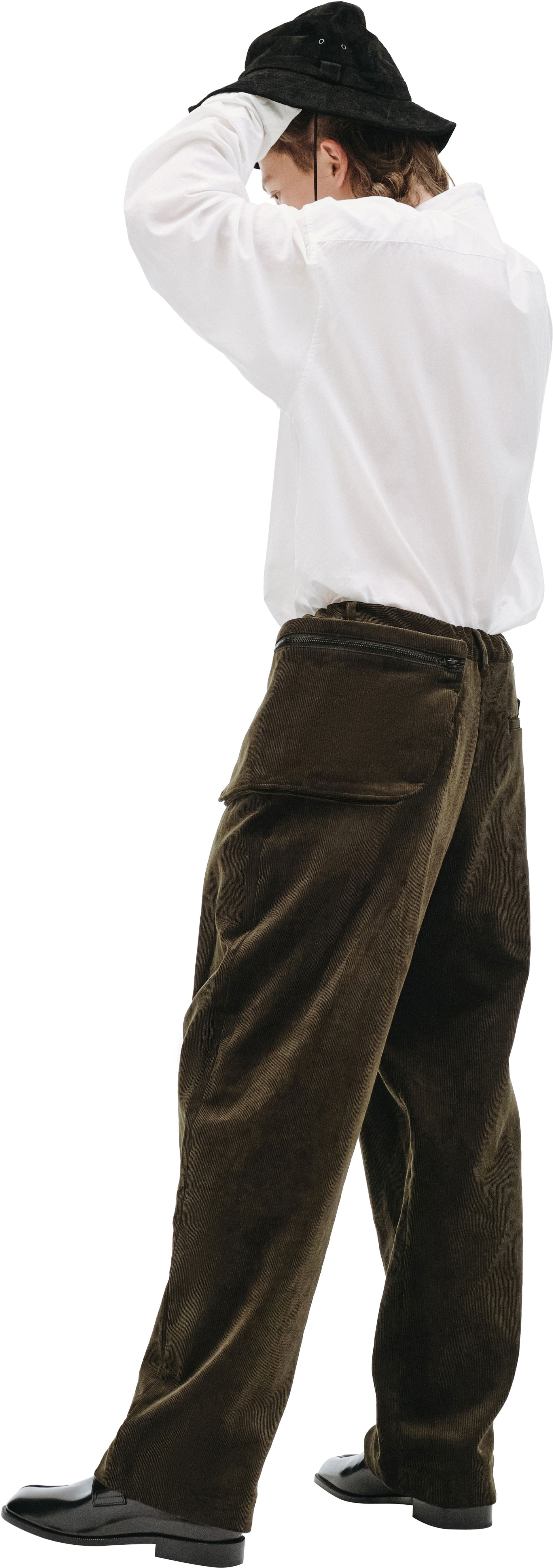 visvim Белая рубашка из хлопка