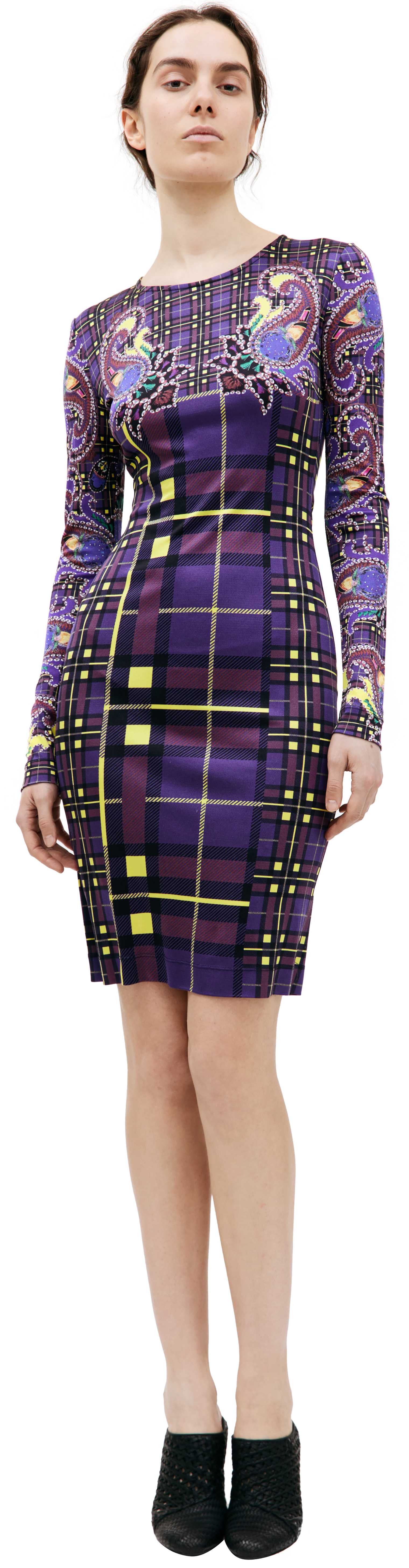 Mary Katrantzou Шелковое платье с принтом