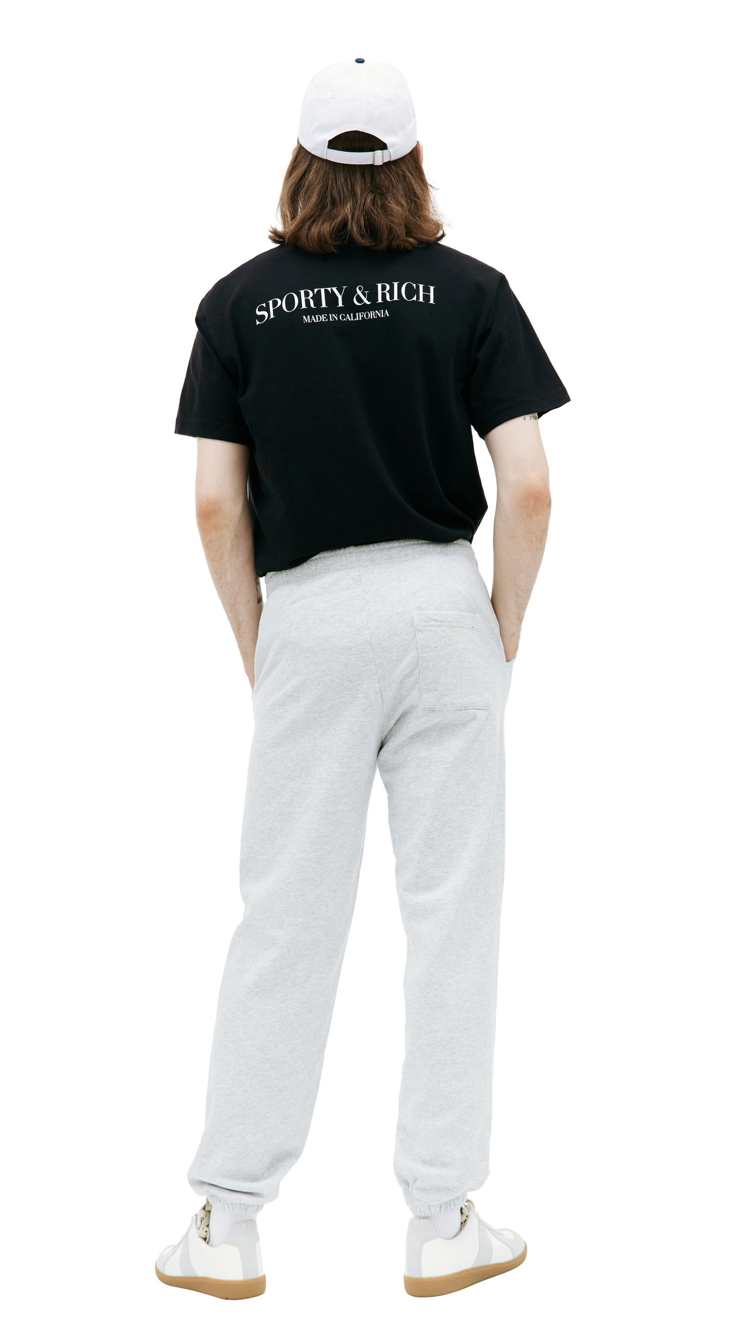 SPORTY & RICH Спортивные брюки с принтом