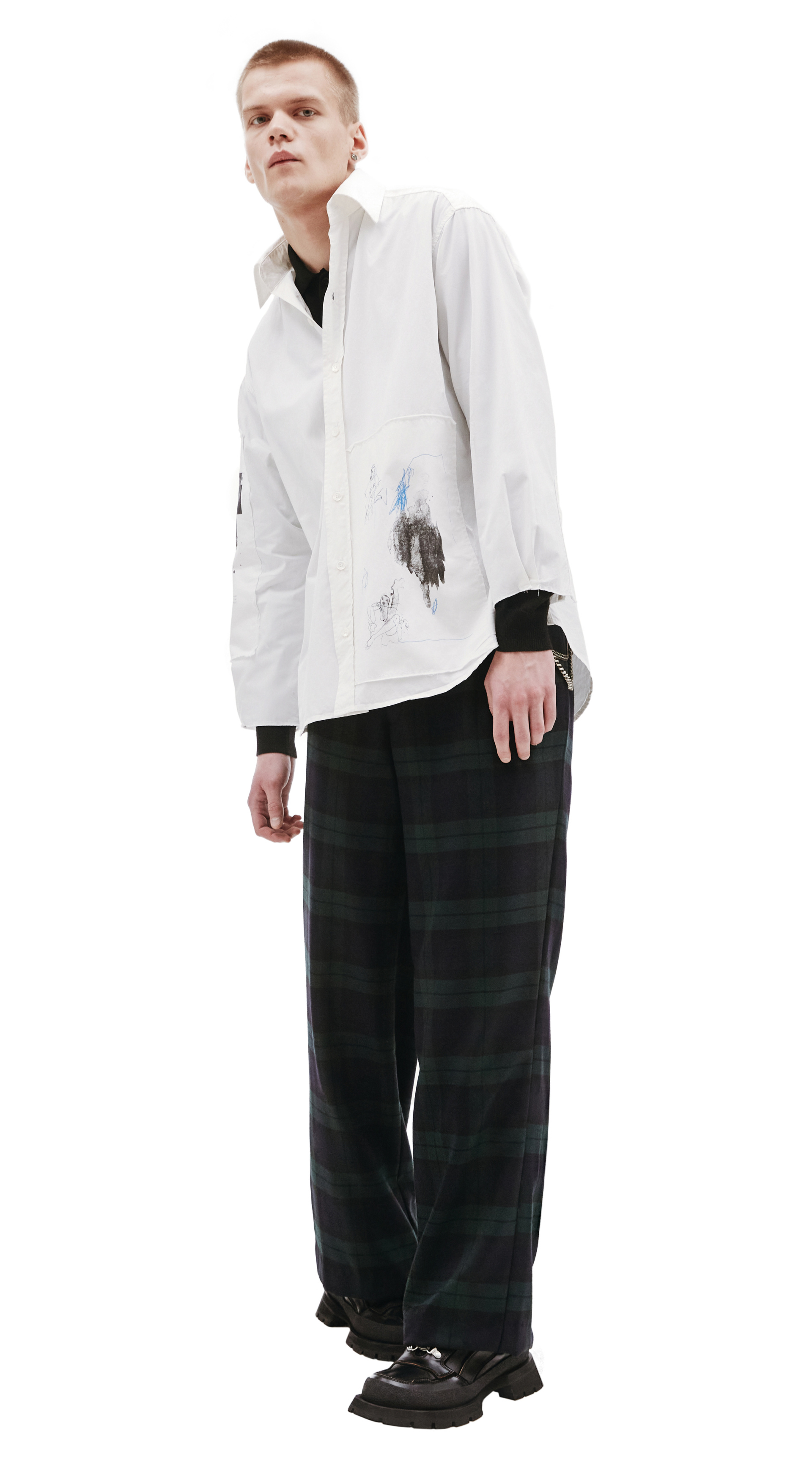 Enfants Riches Déprimés Рубашка с патчами ERD X SV