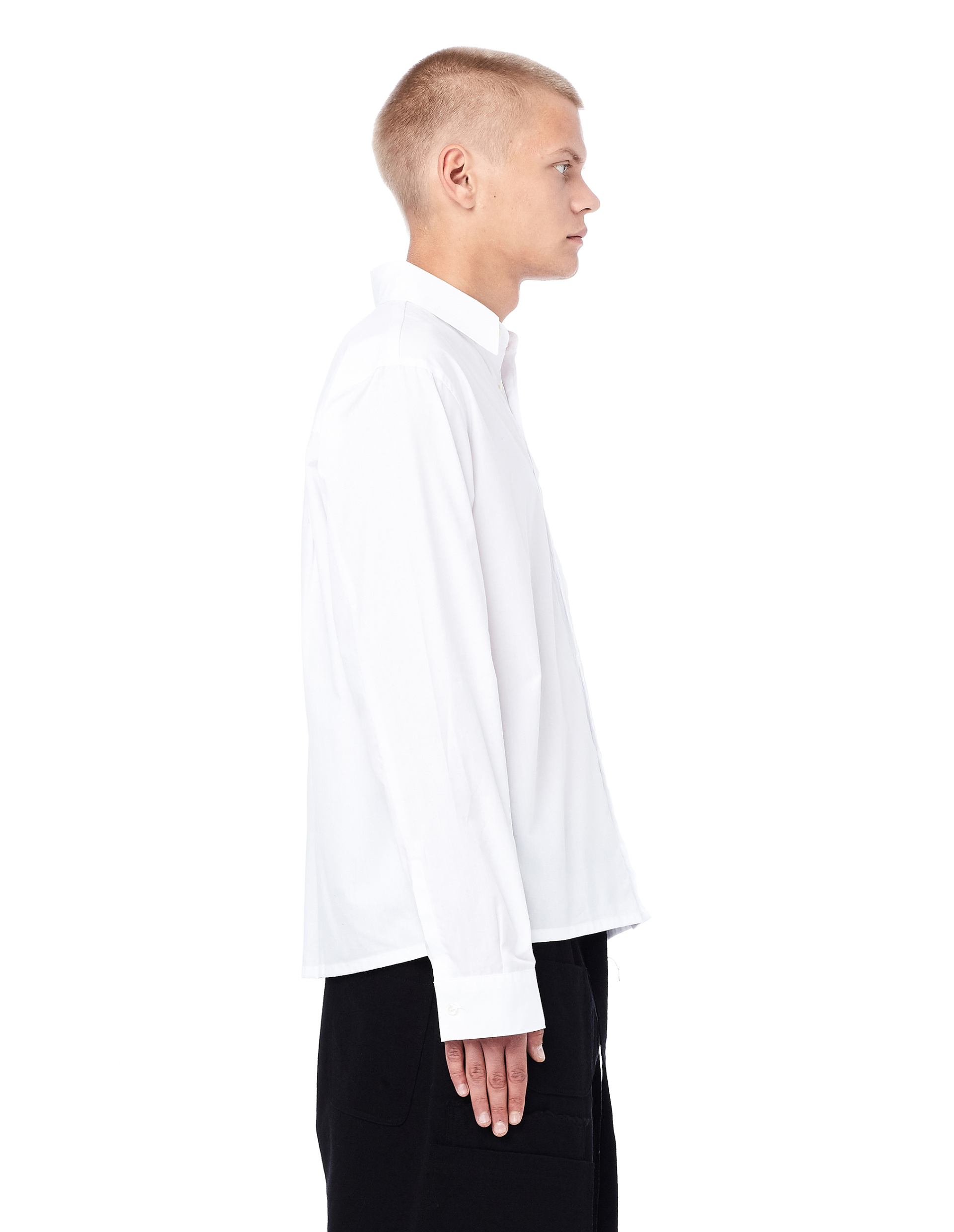 Gosha Rubchinskiy Рубашка с накладным пластиковым карманом