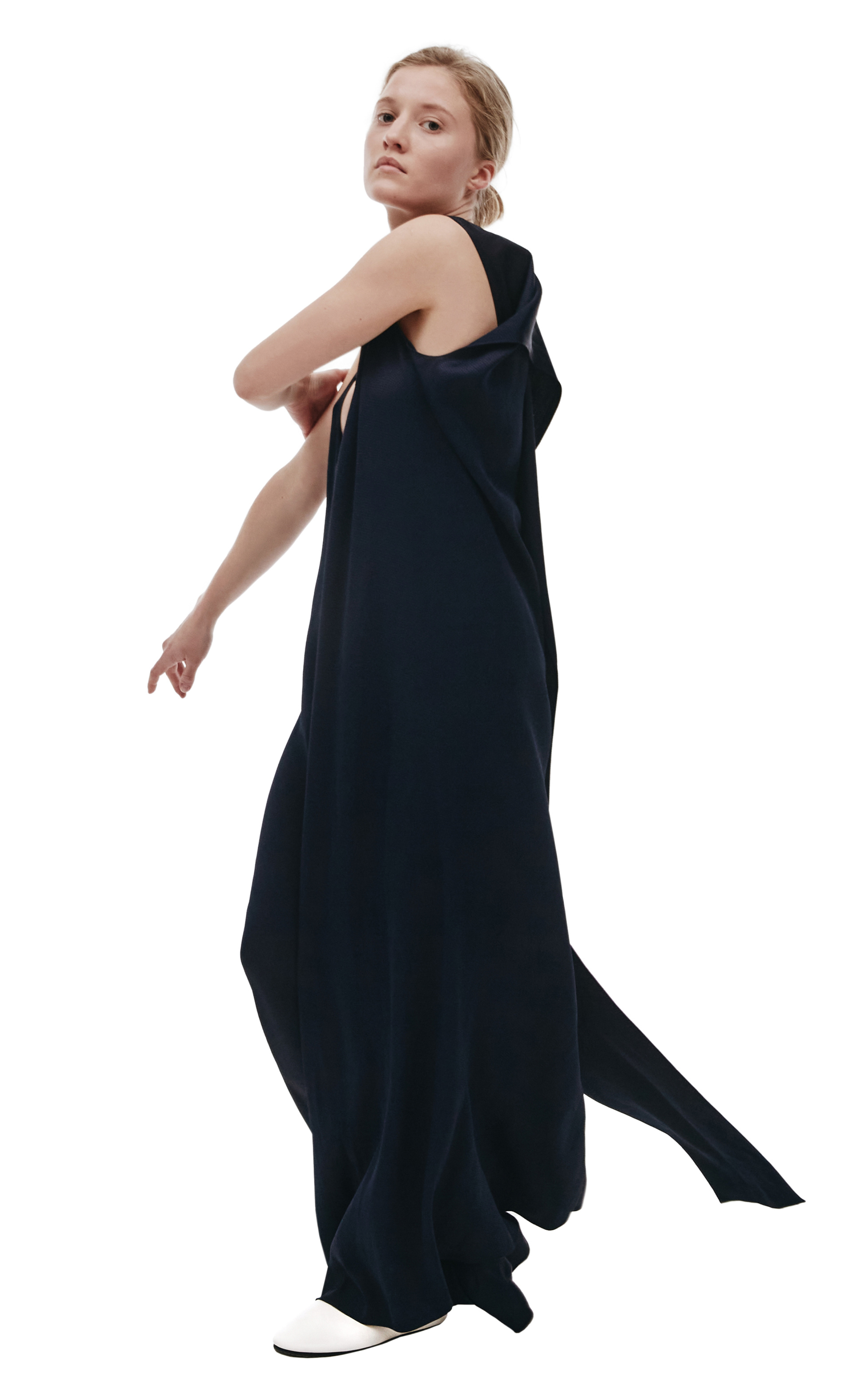 The Row Длинное платье Remi с завязками на спине