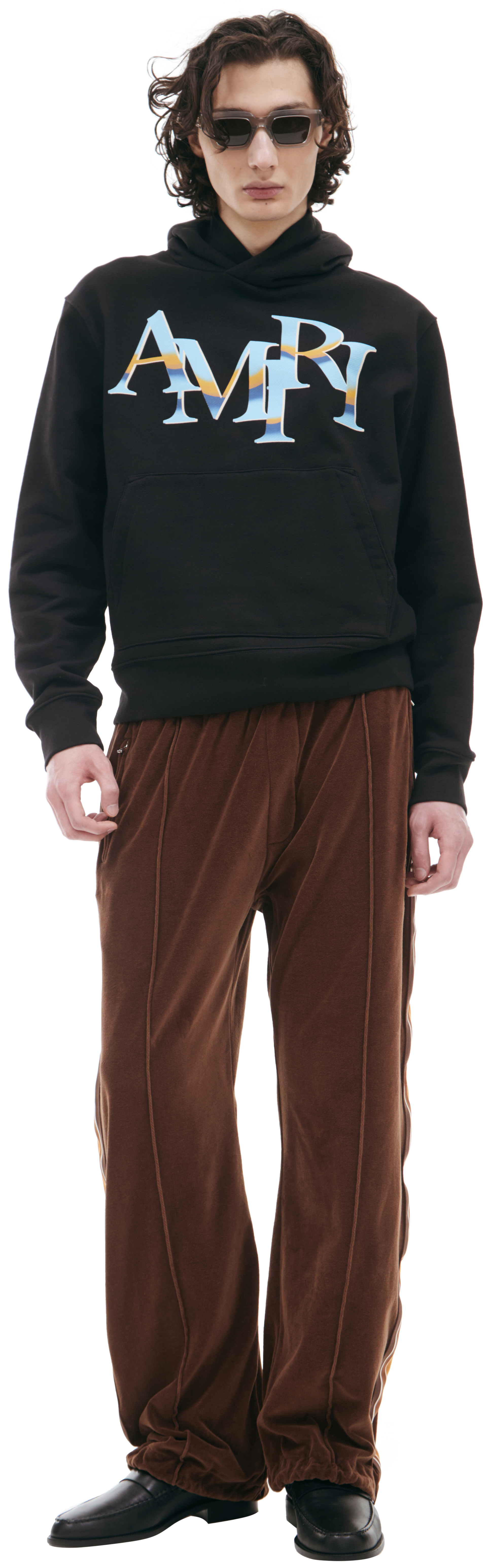 AMIRI Черное худи с логотипом