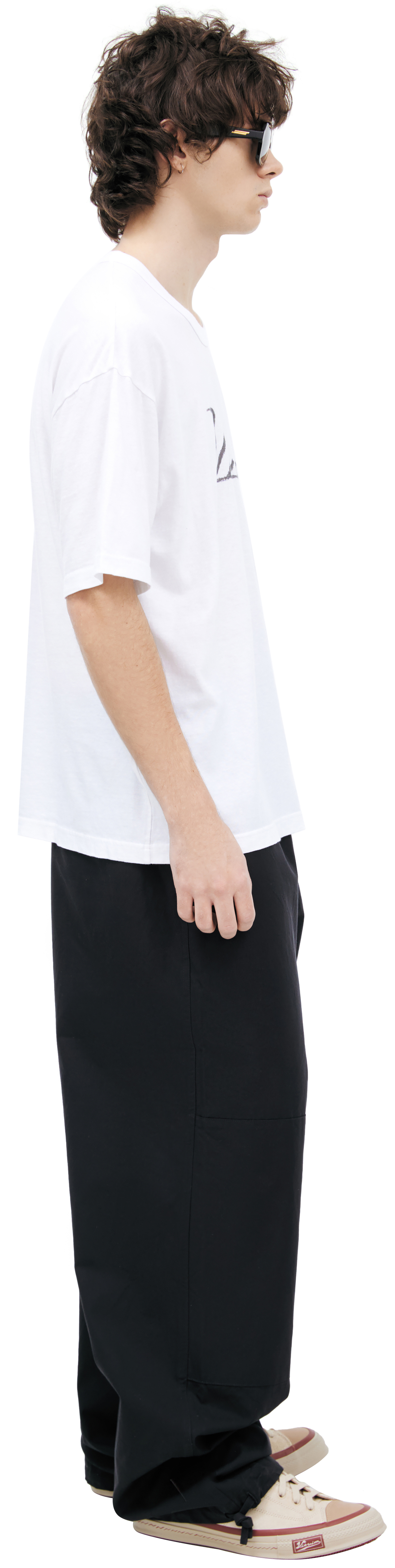 visvim Хлопковая футболка с логотипом