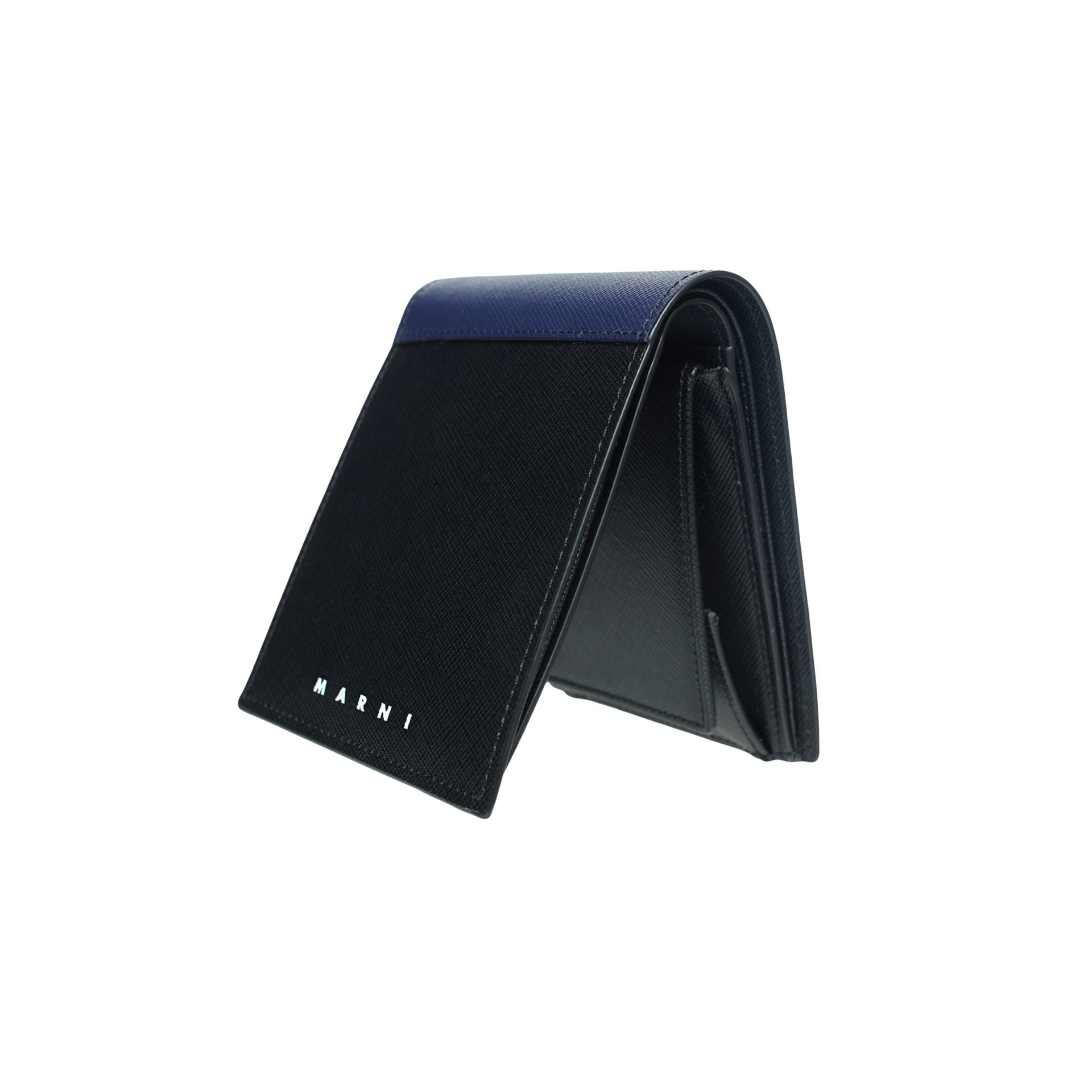 Marni Двухцветный кошелек из кожи с логотипом