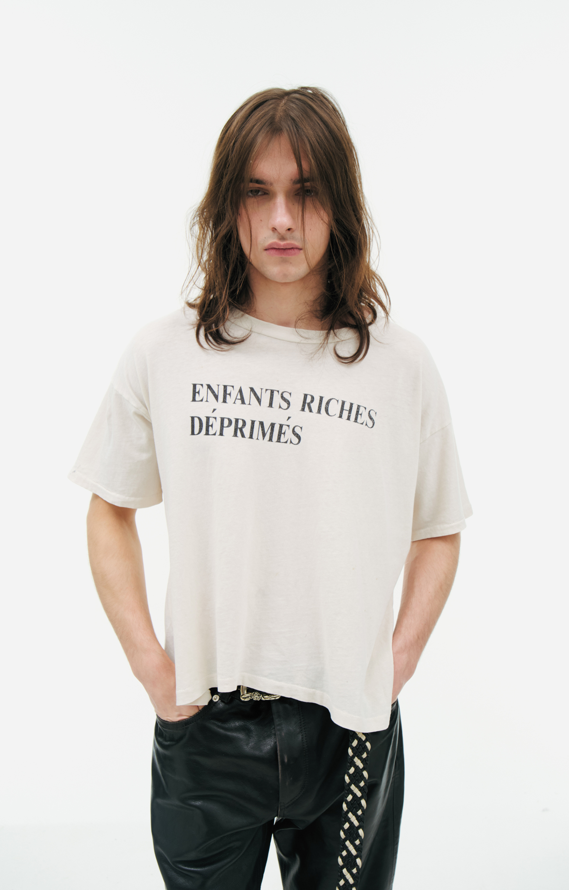 Enfants Riches Déprimés Белая футболка с логотипом