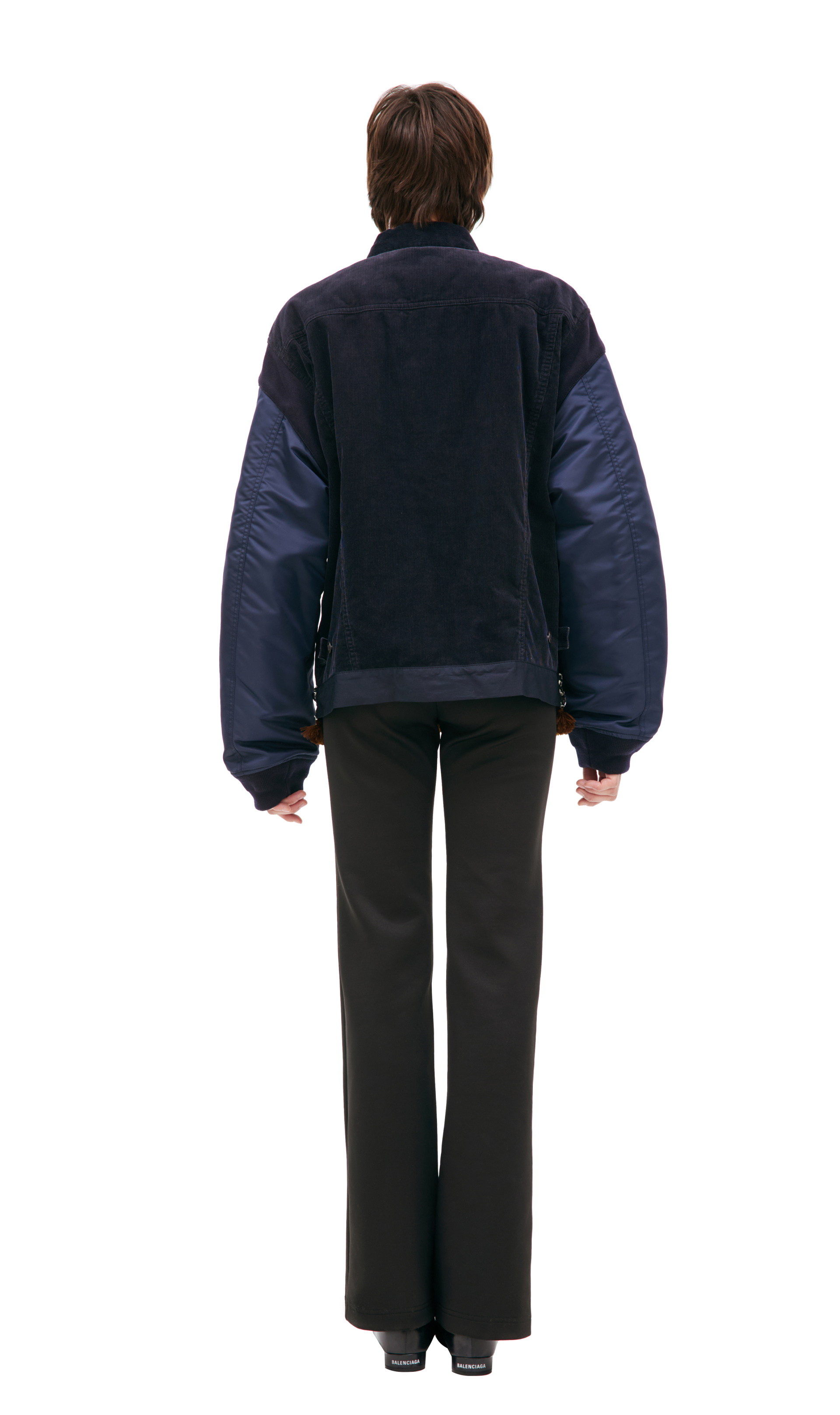 Undercover Комбинированная куртка на пуговицах