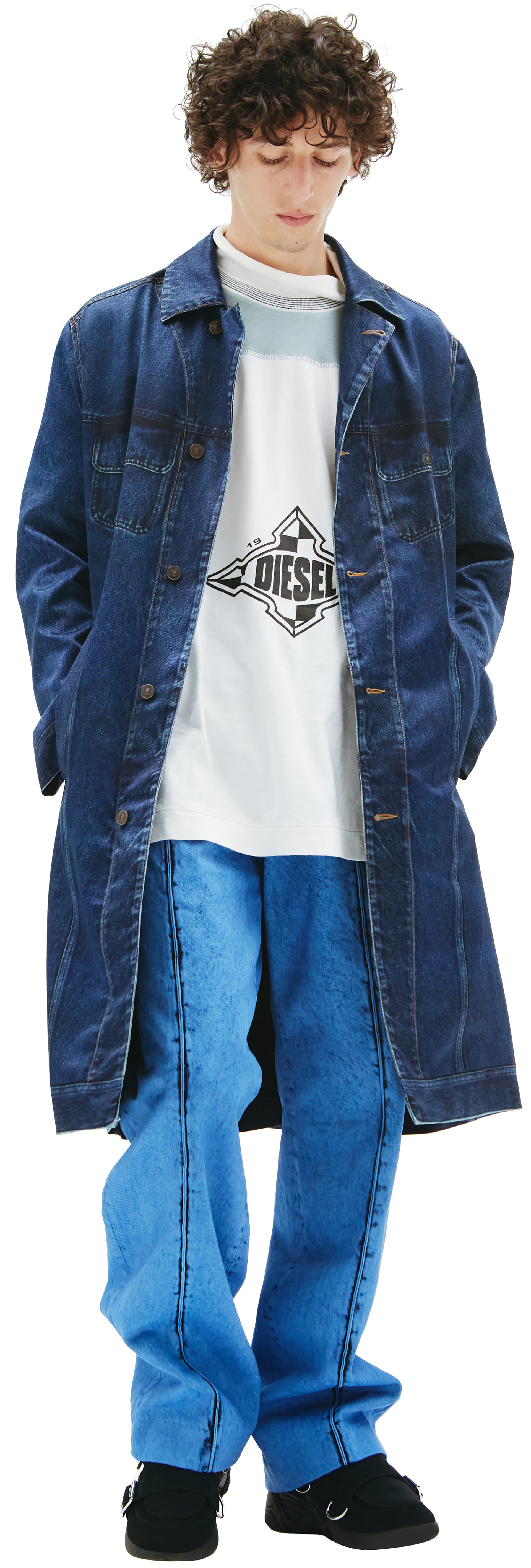 Diesel Пальто G-KOEN с монопринтом