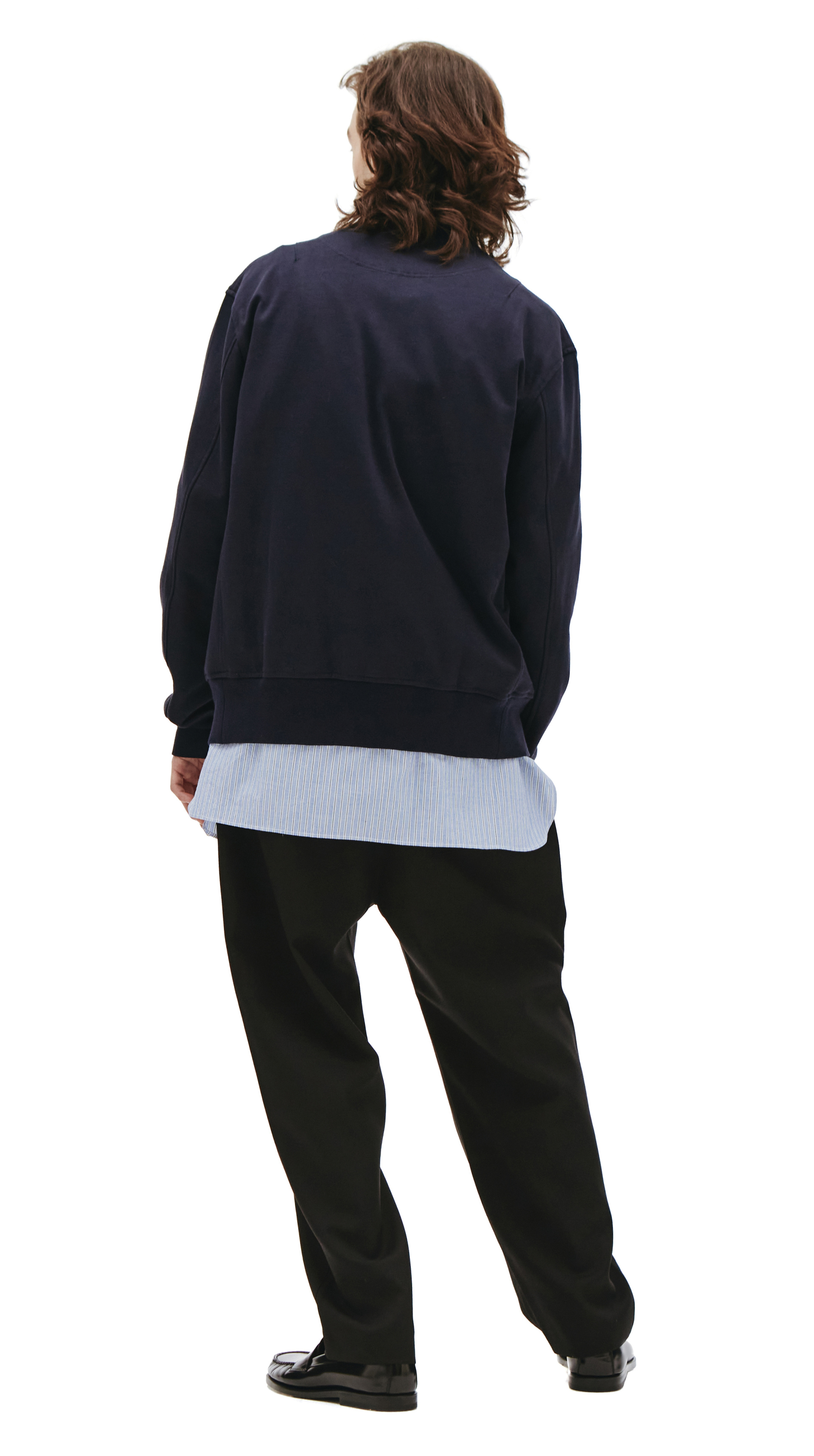 Junya Watanabe Синий бомбер на молнии