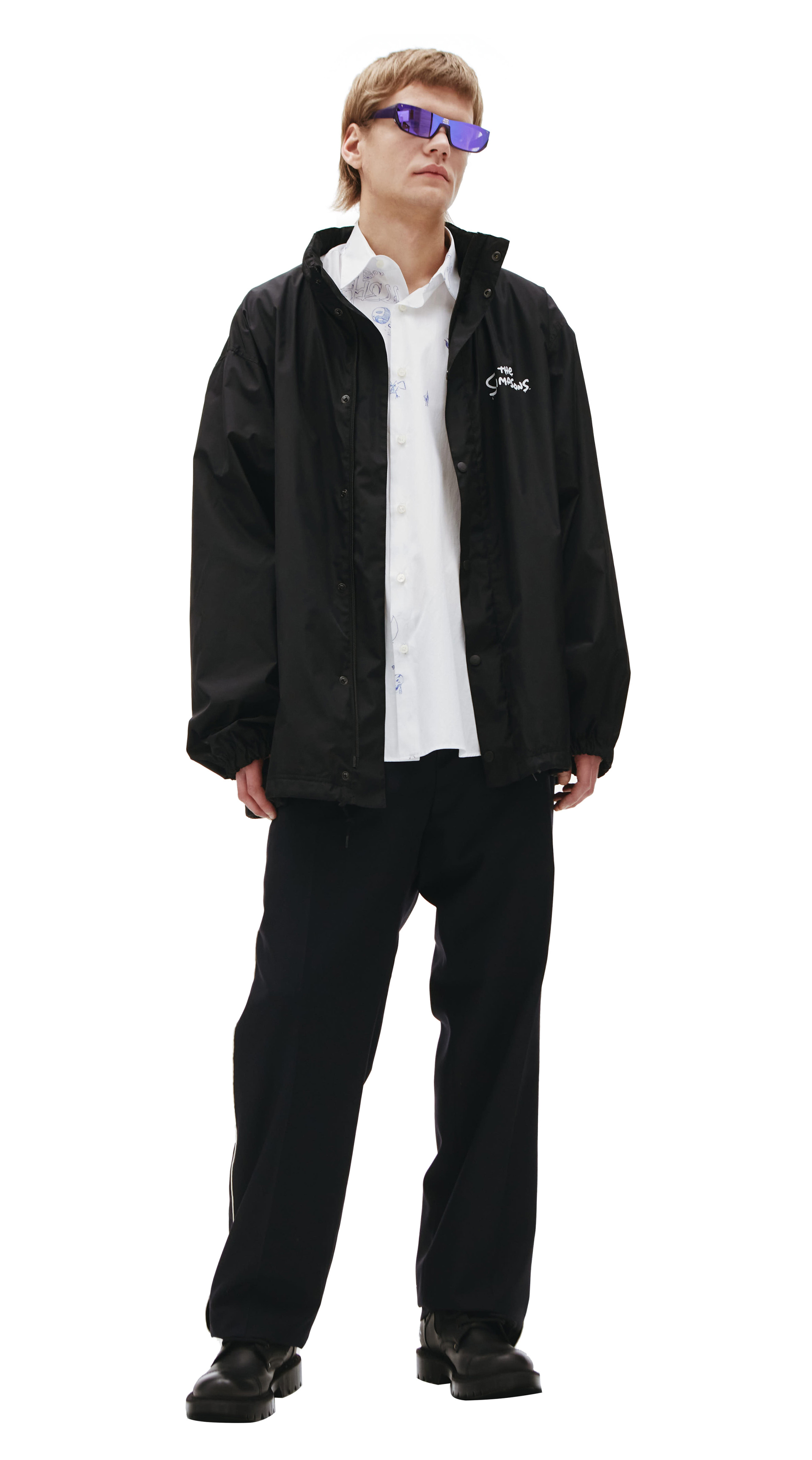 Balenciaga Ветровка Balenciaga X The Simpsons с принтом