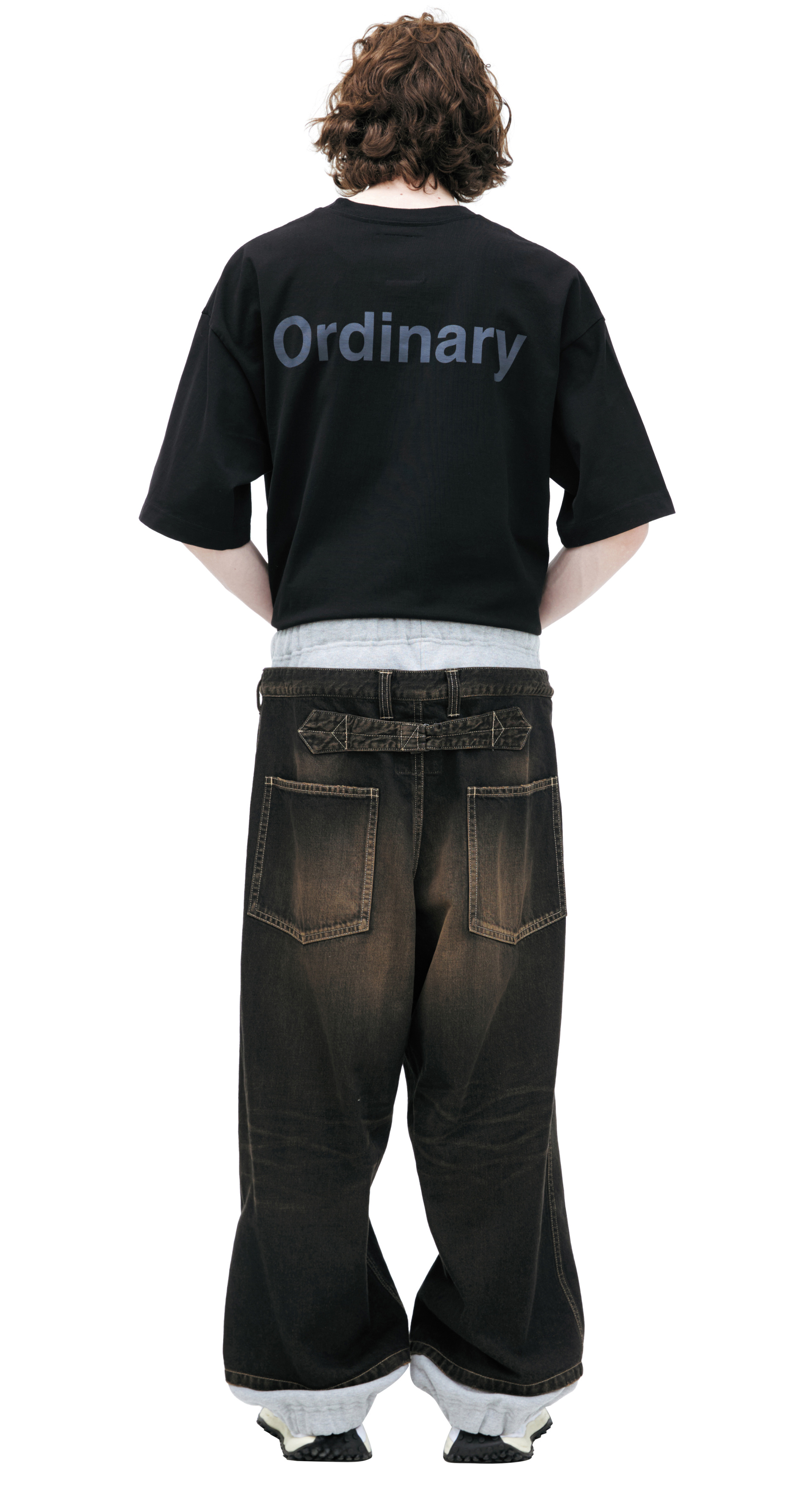 Maison Mihara Yasuhiro Джинсы с накладными карманами