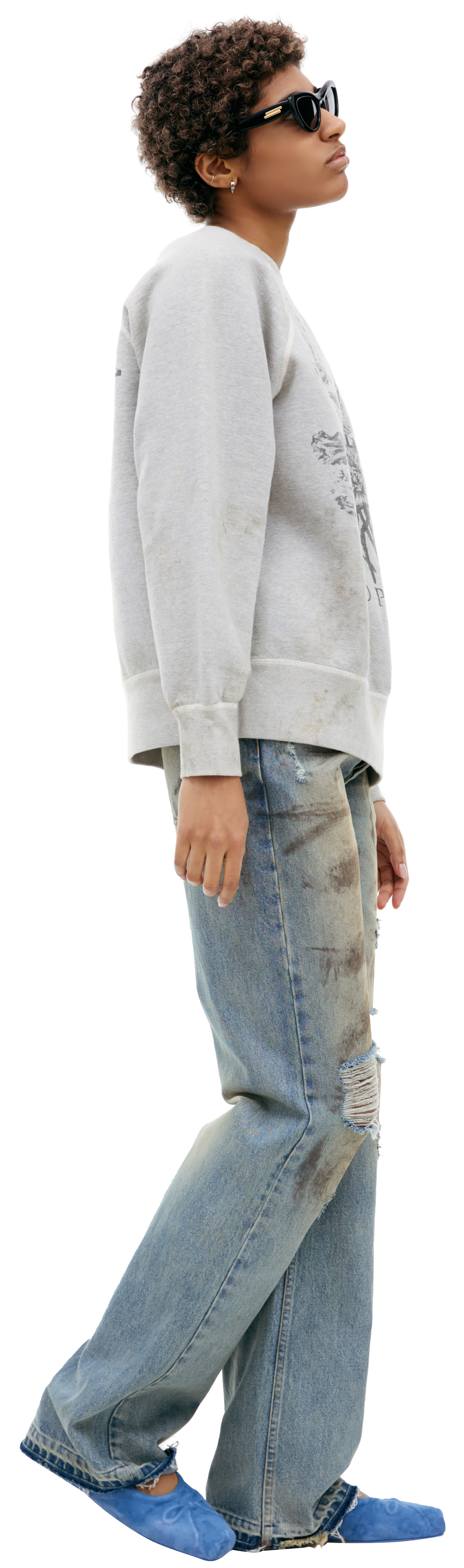 Saint Mxxxxxx Свитшот с принтом \'Poppy\'