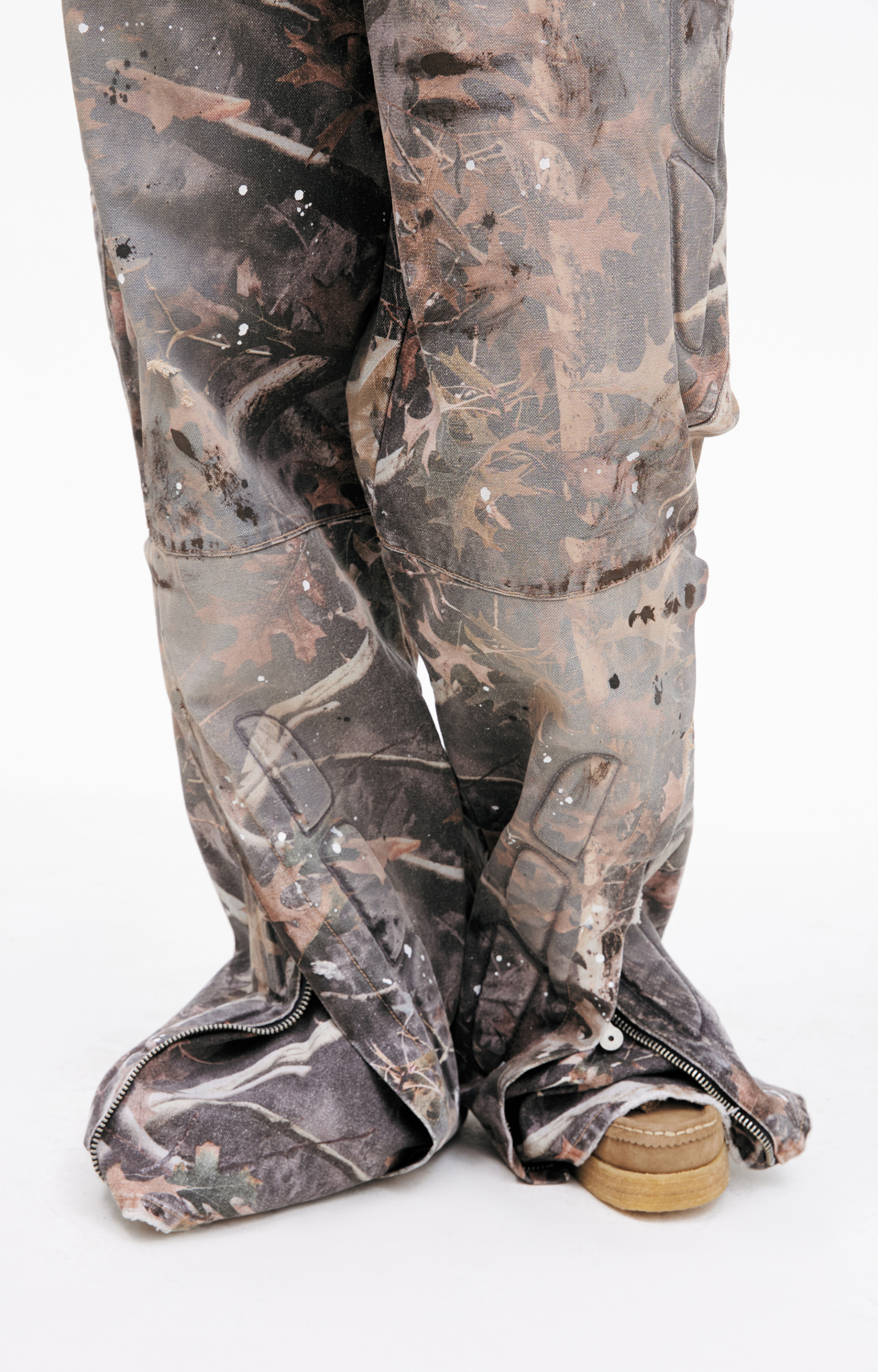 Satoshi Nakamoto Брюки с выстиранным эффектом