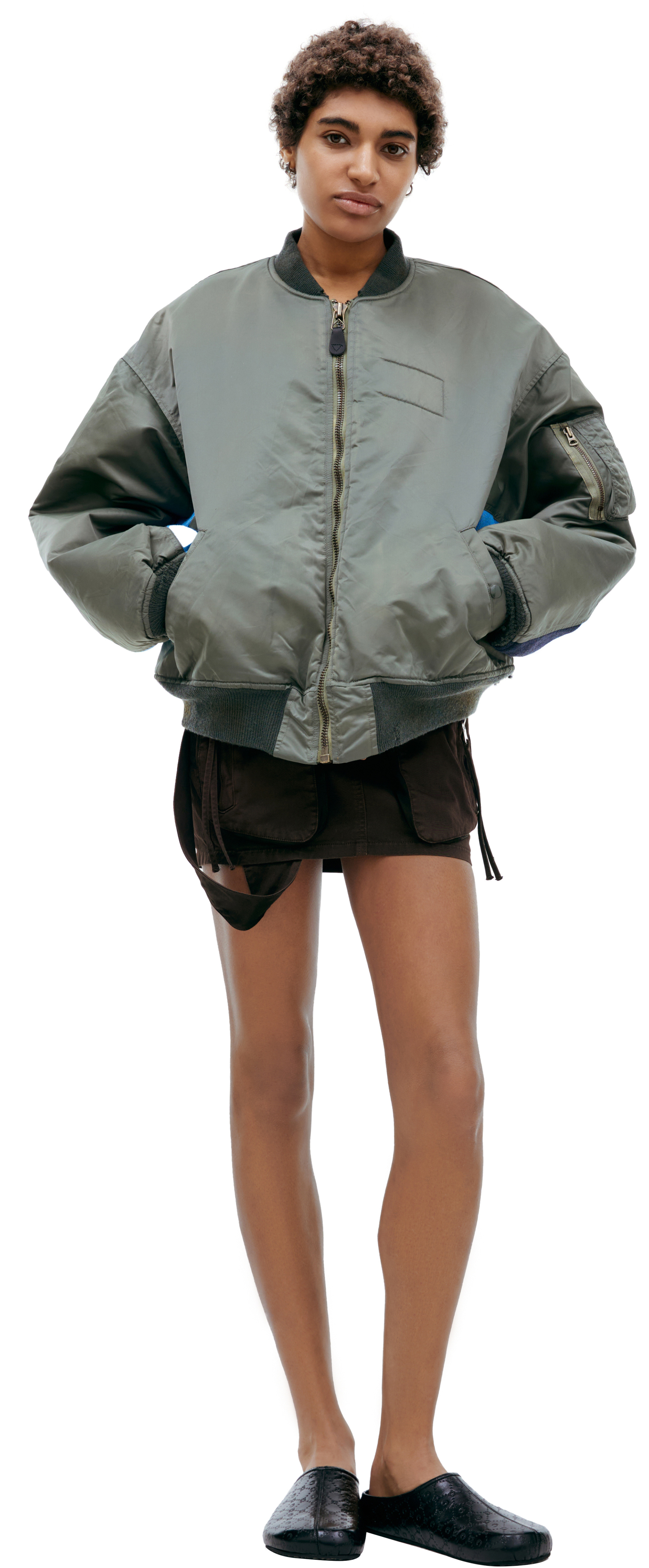 Saint Mxxxxxx Куртка с вставками на рукавах