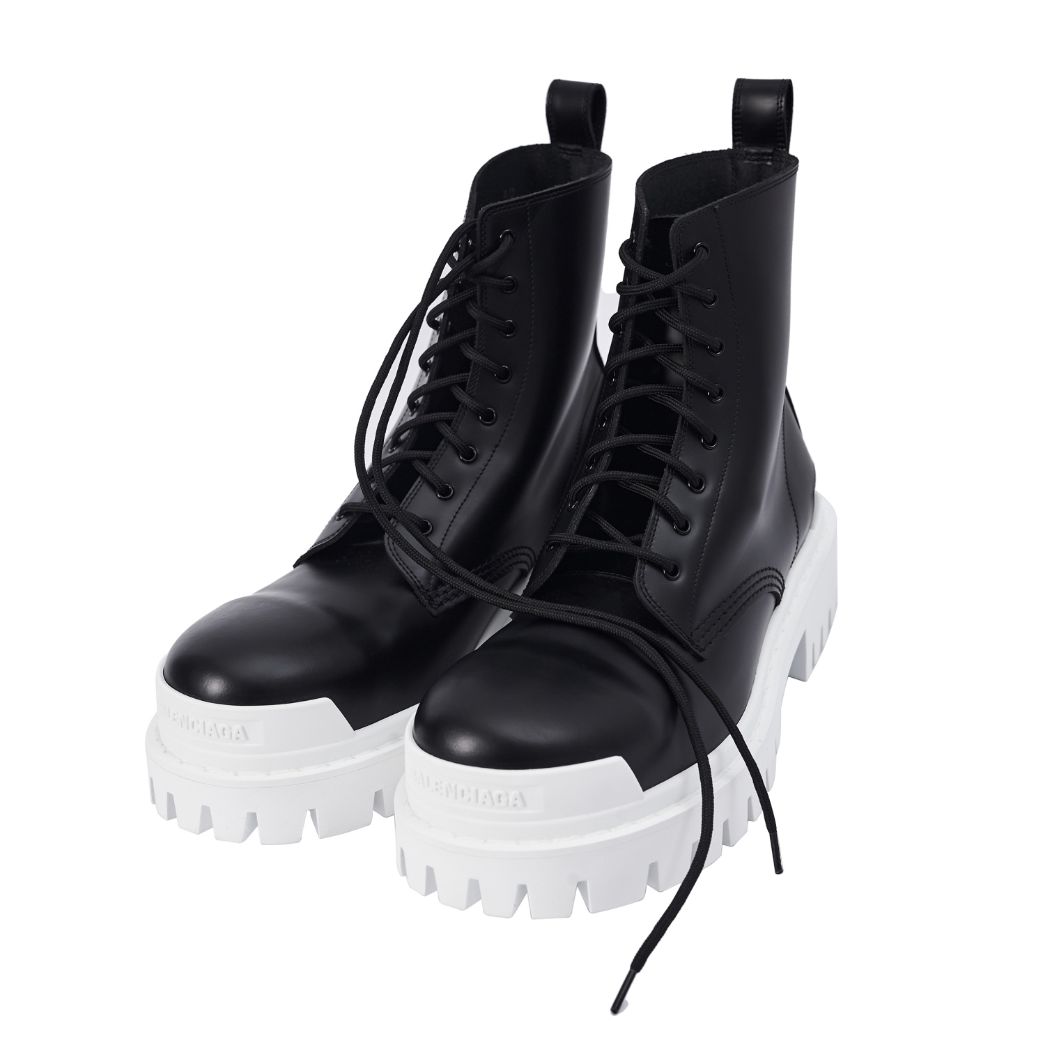 Balenciaga Ботинки Strike с белой подошвой
